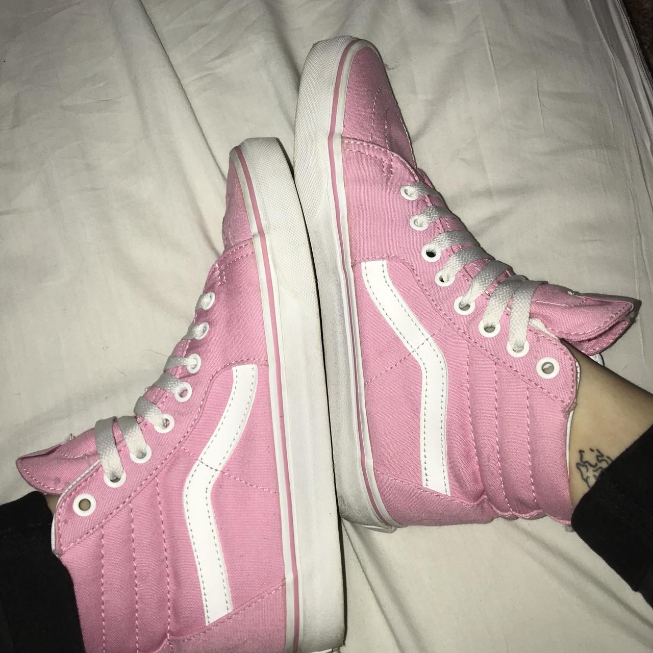 prism pink high top vans