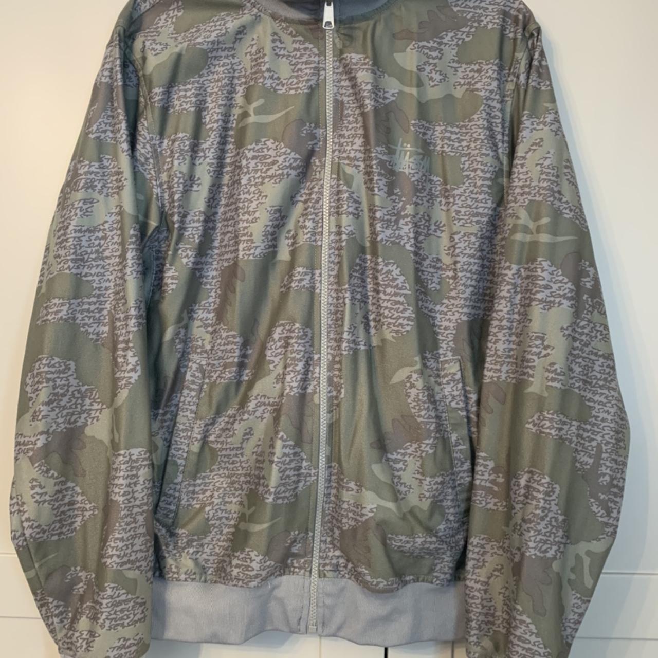 デッドストック STUSSY × FUTURA コラボ パーカー 総柄スカル Stussy Futura Hoodie Vintage Stussy Futura Skullicon Zip Up Hoodie