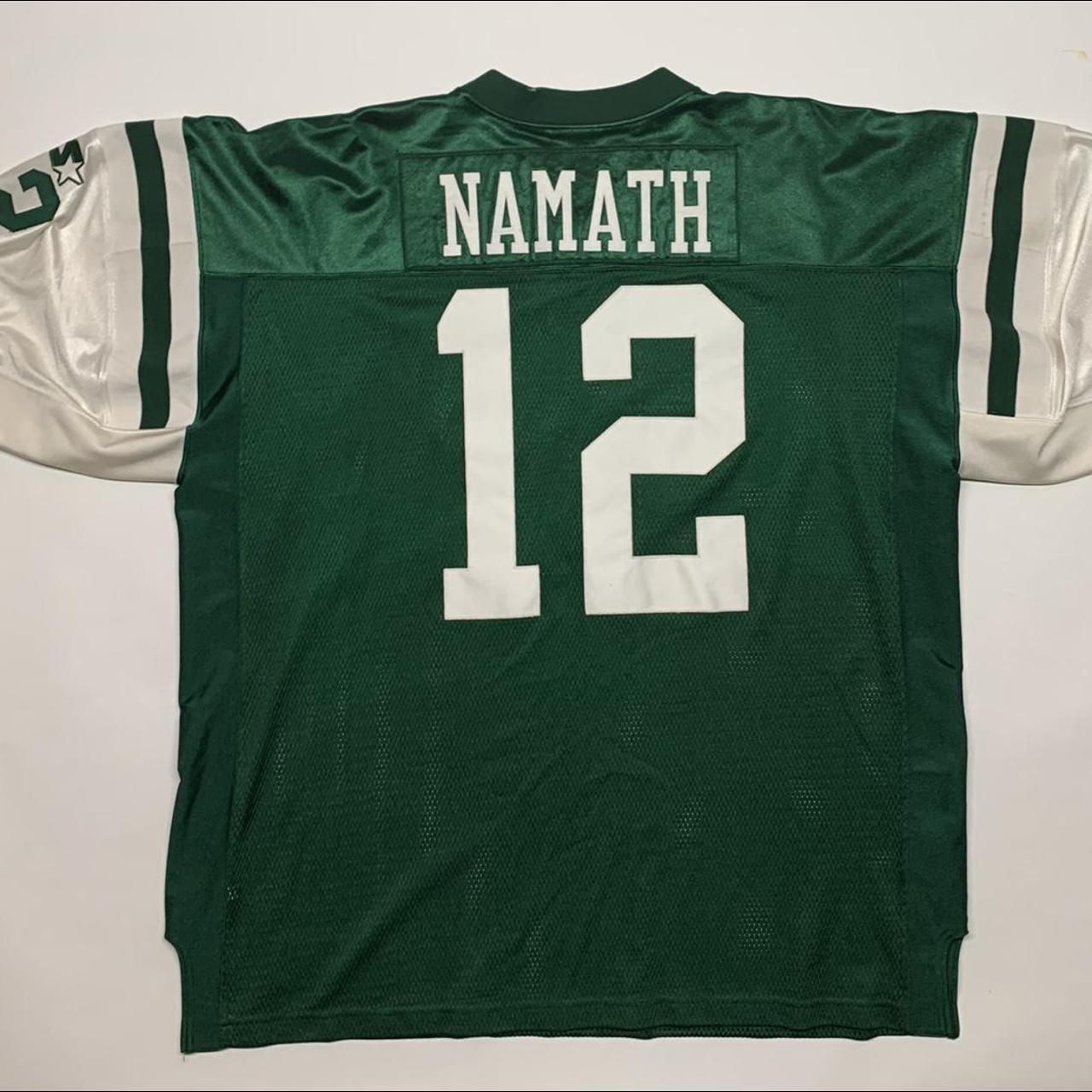 Vintage Joe Namath New York Jets NFL football - Depop