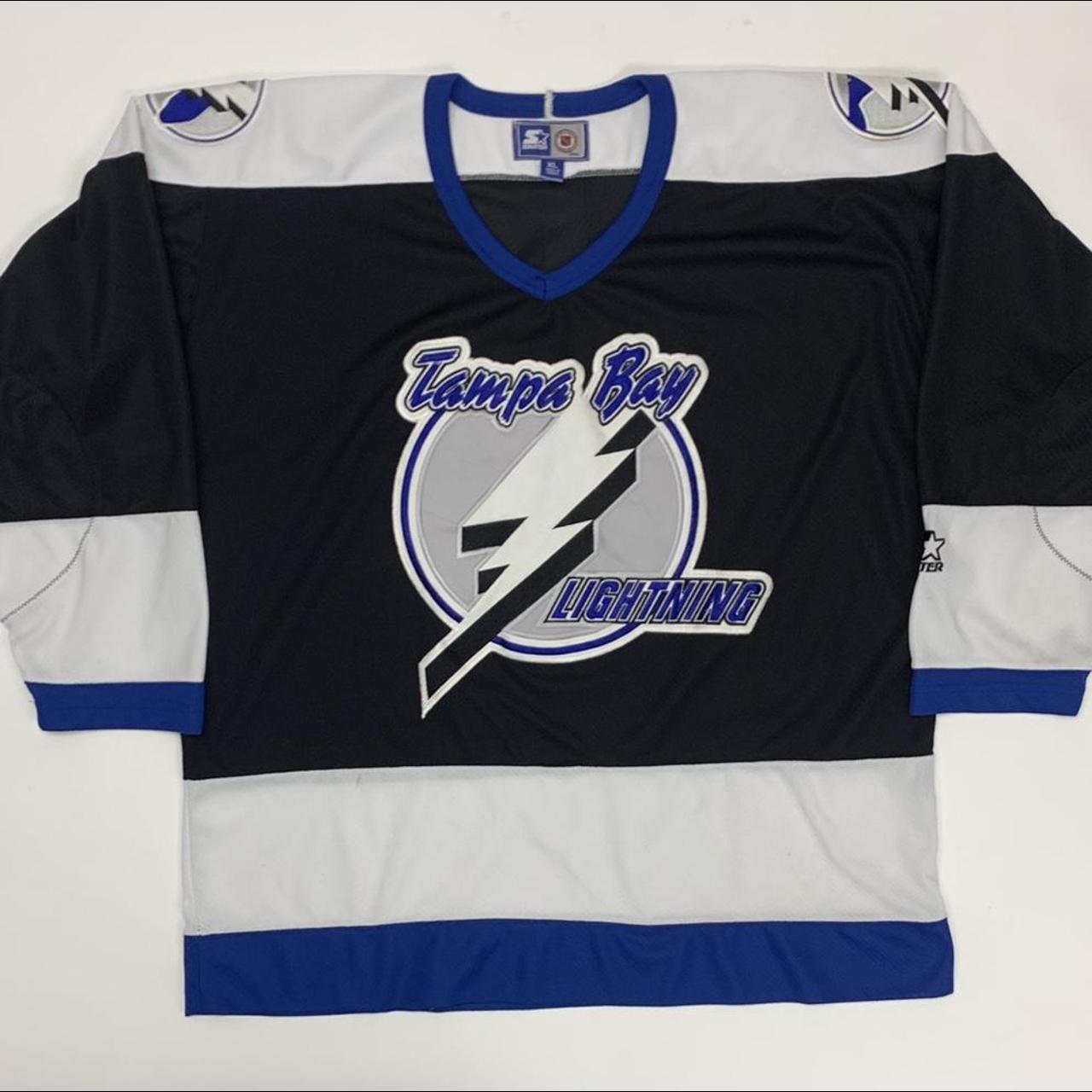 Vintage 1992 Tampa Bay Lightning NHL Hockey jersey - Depop