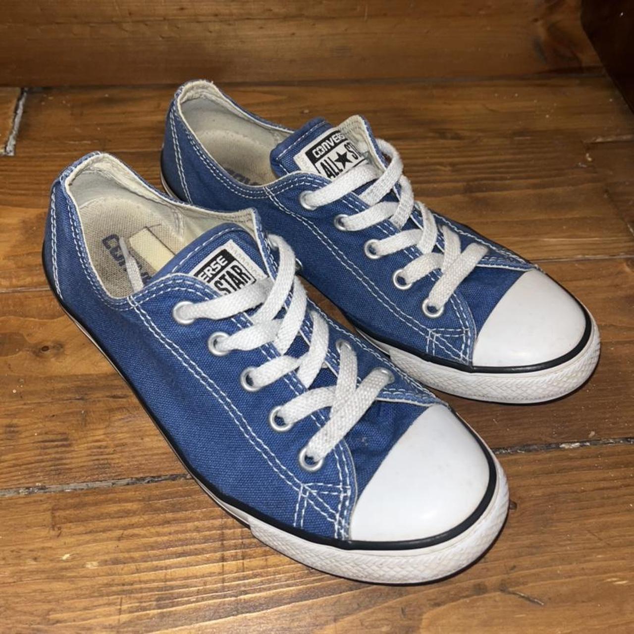 Blue converse hotsell size 4