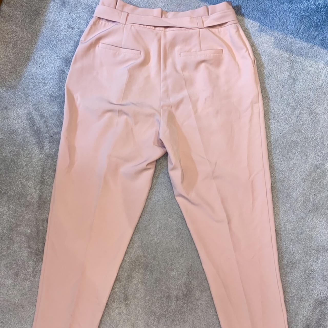 Pale Pink Crop Wide Leg Trousers | New Look