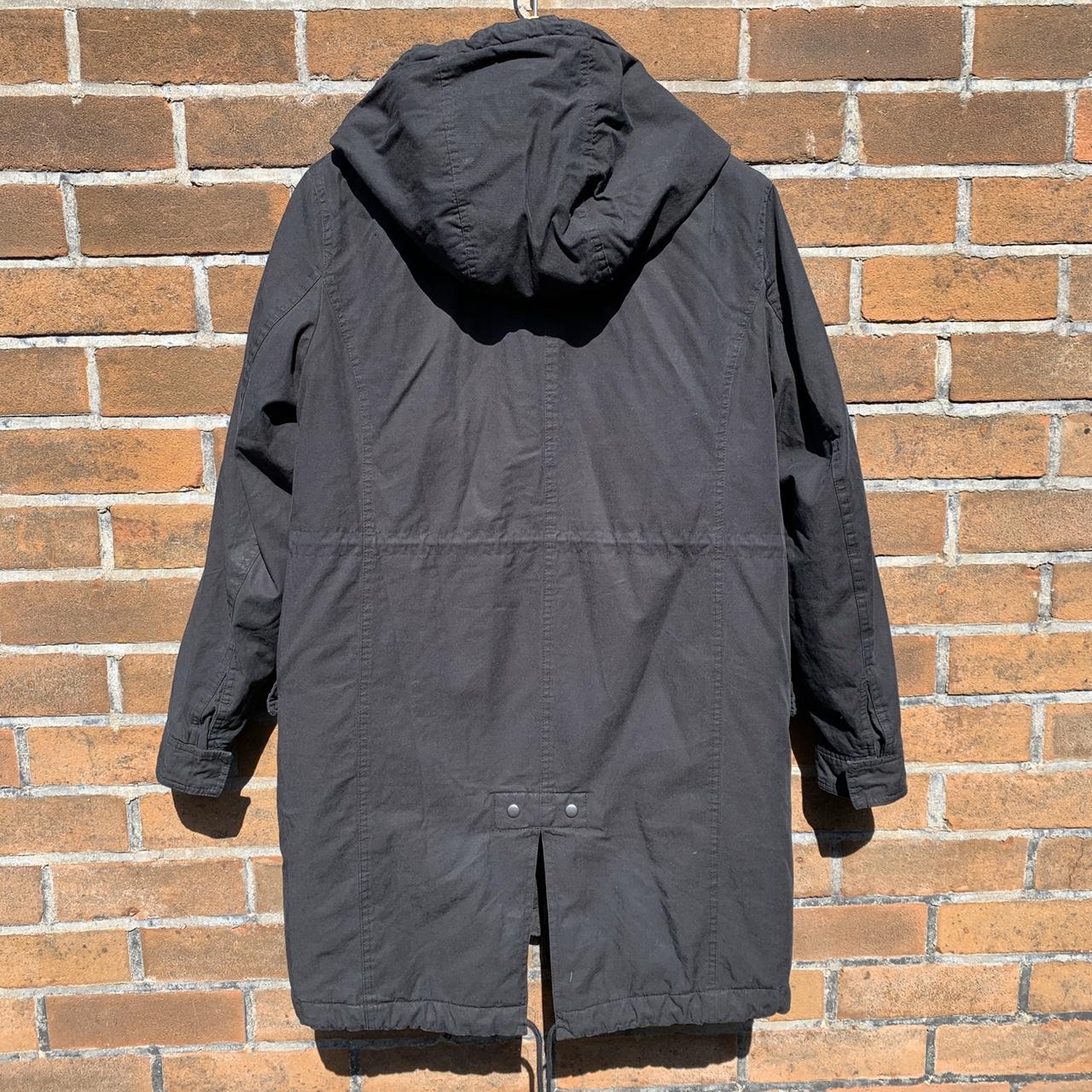 All saints clearance black parka