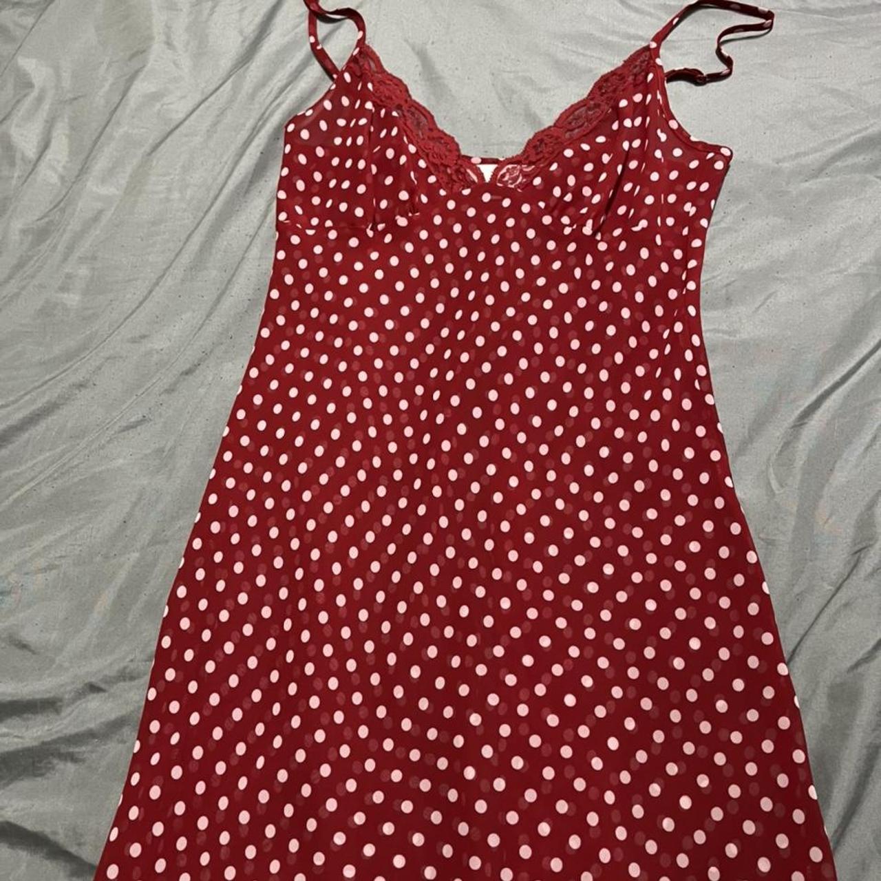 Debenhams Women's White and Red Dress
