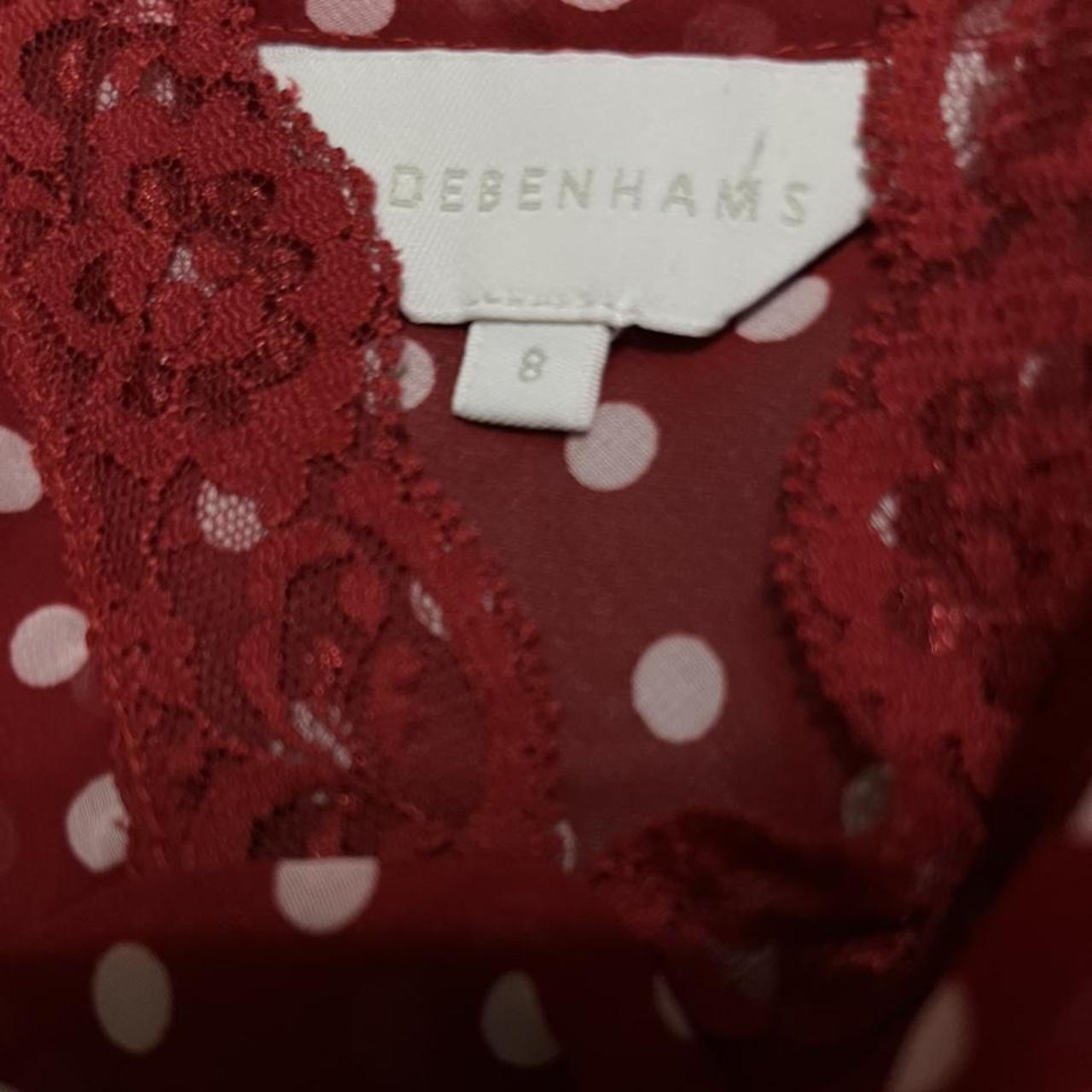 Debenhams Women's White and Red Dress (2)