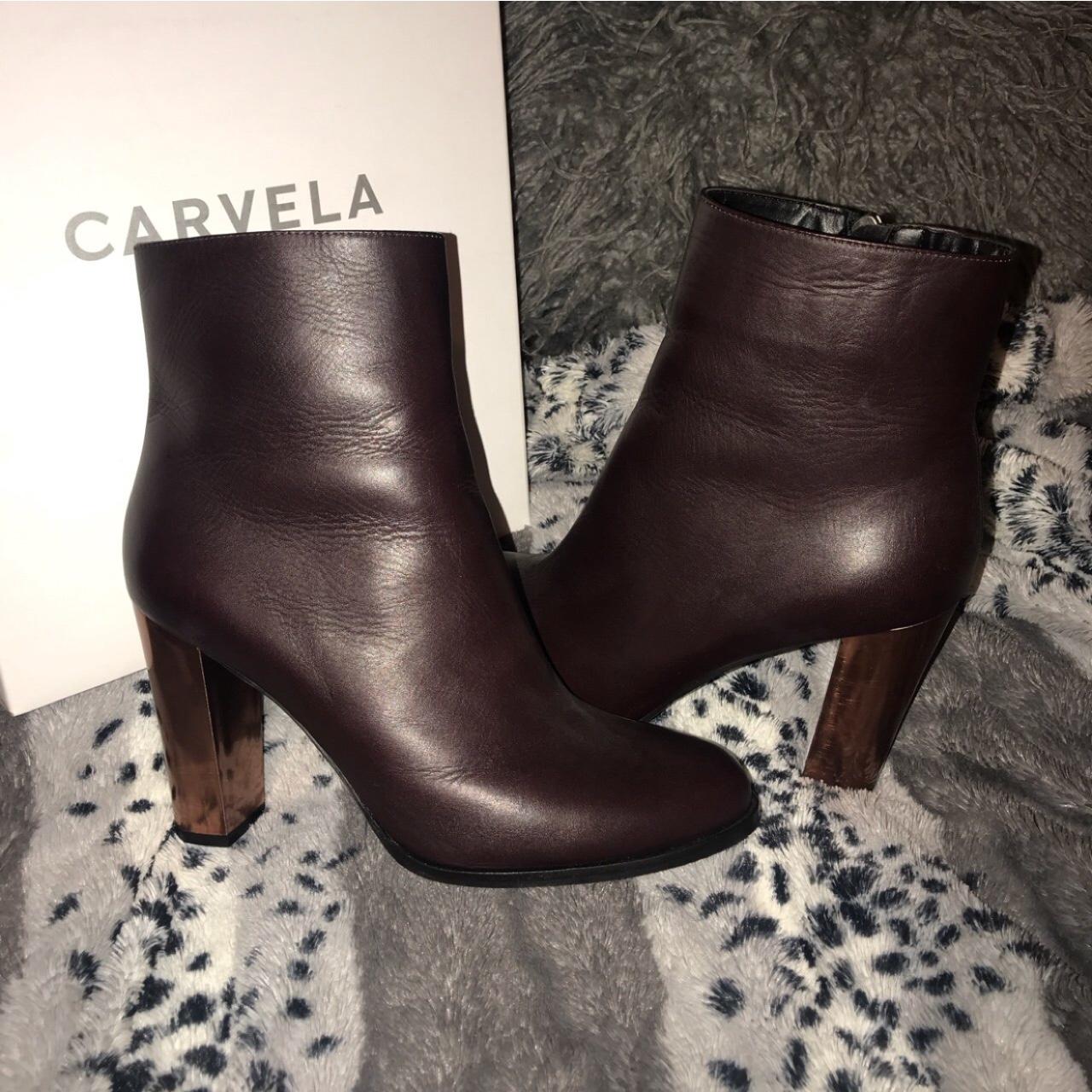 Carvela wine ankle clearance boots