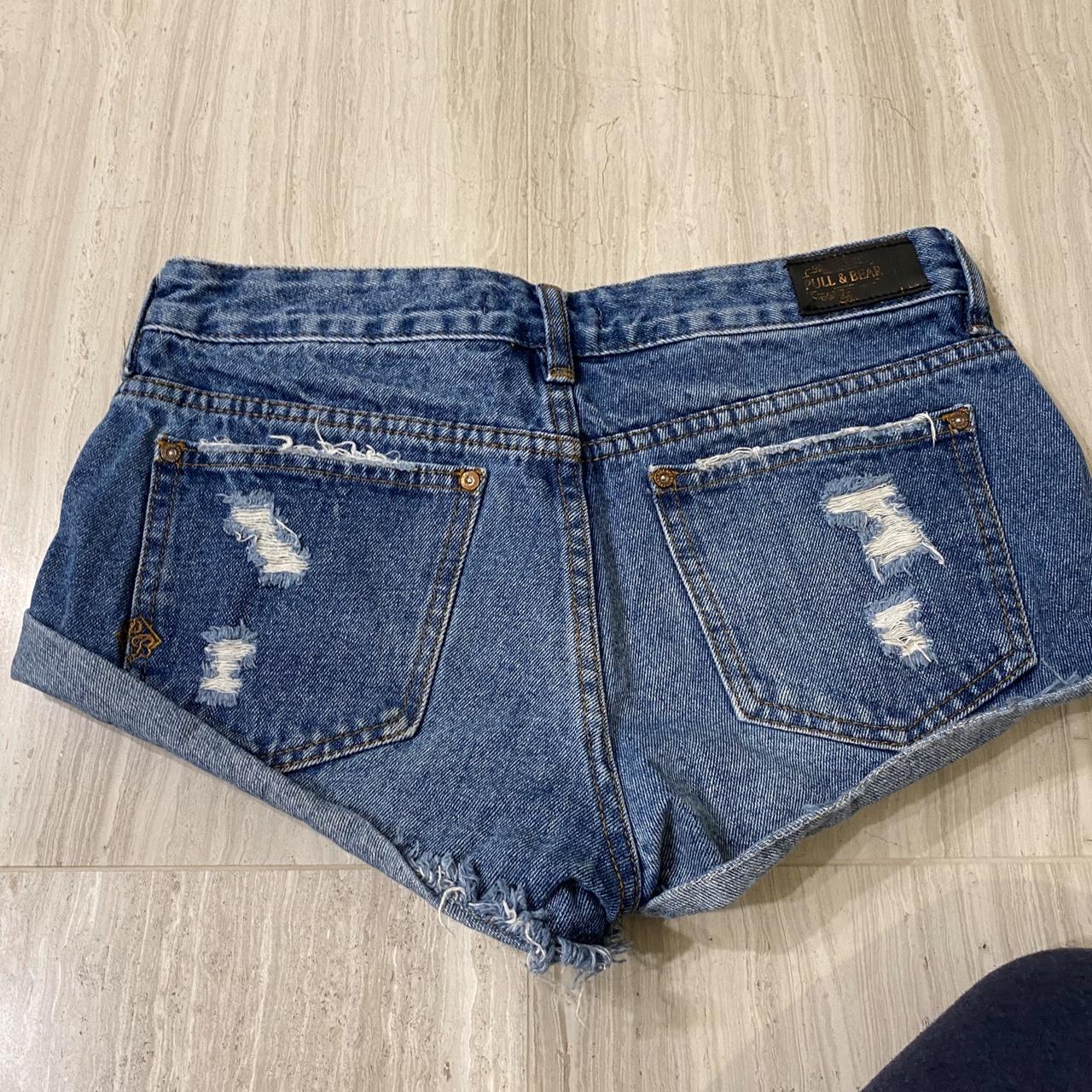 Pull and Bear Womens Denim Shorts, Not sure of