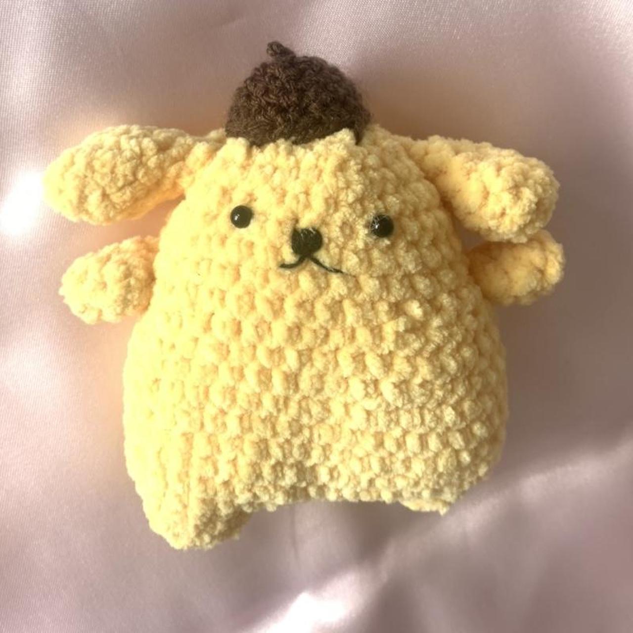 Pompompurin 💛 Crochet pompompurin plush 🫧 handmade... - Depop