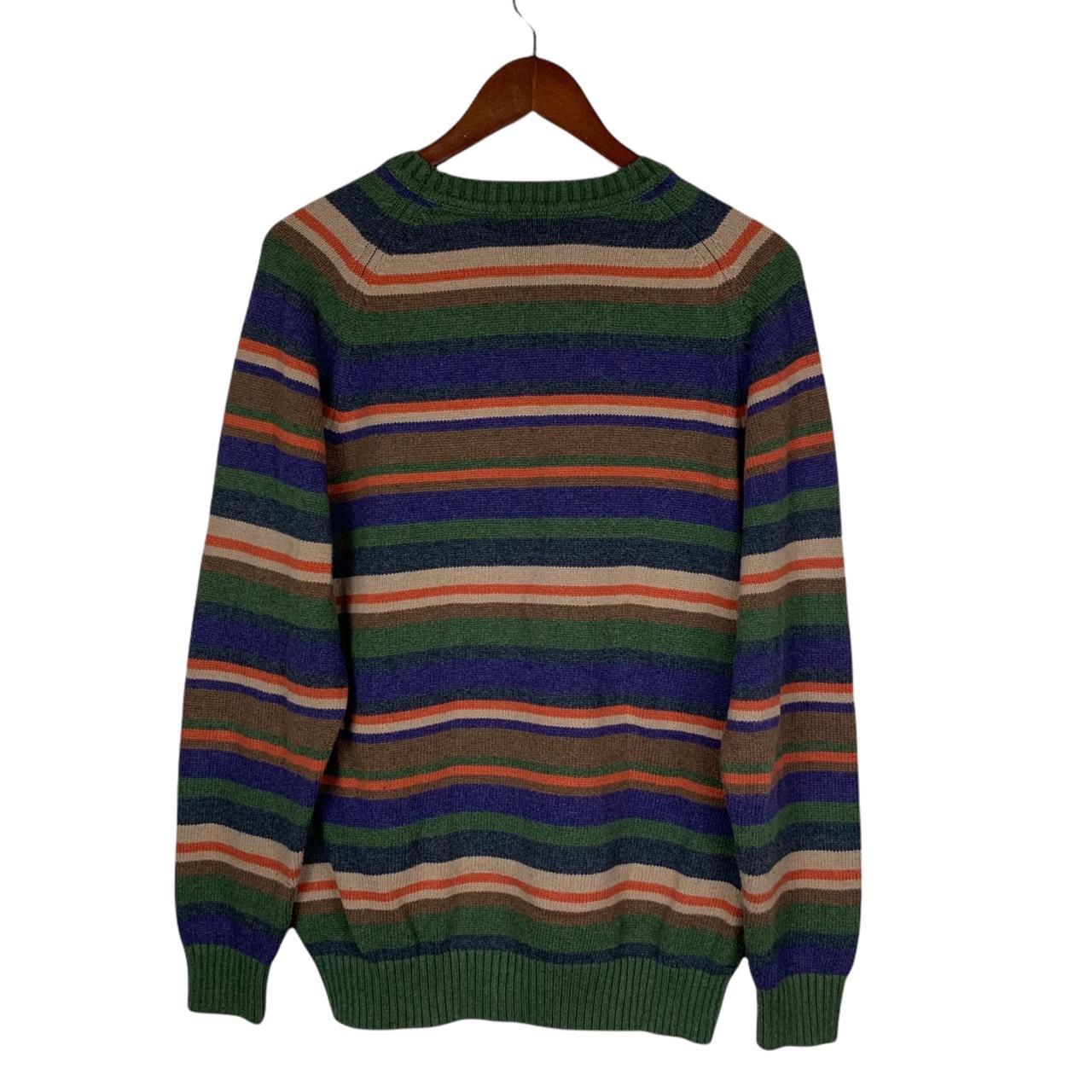 Vintage St. John’s bay knit striped sweater crewneck... - Depop