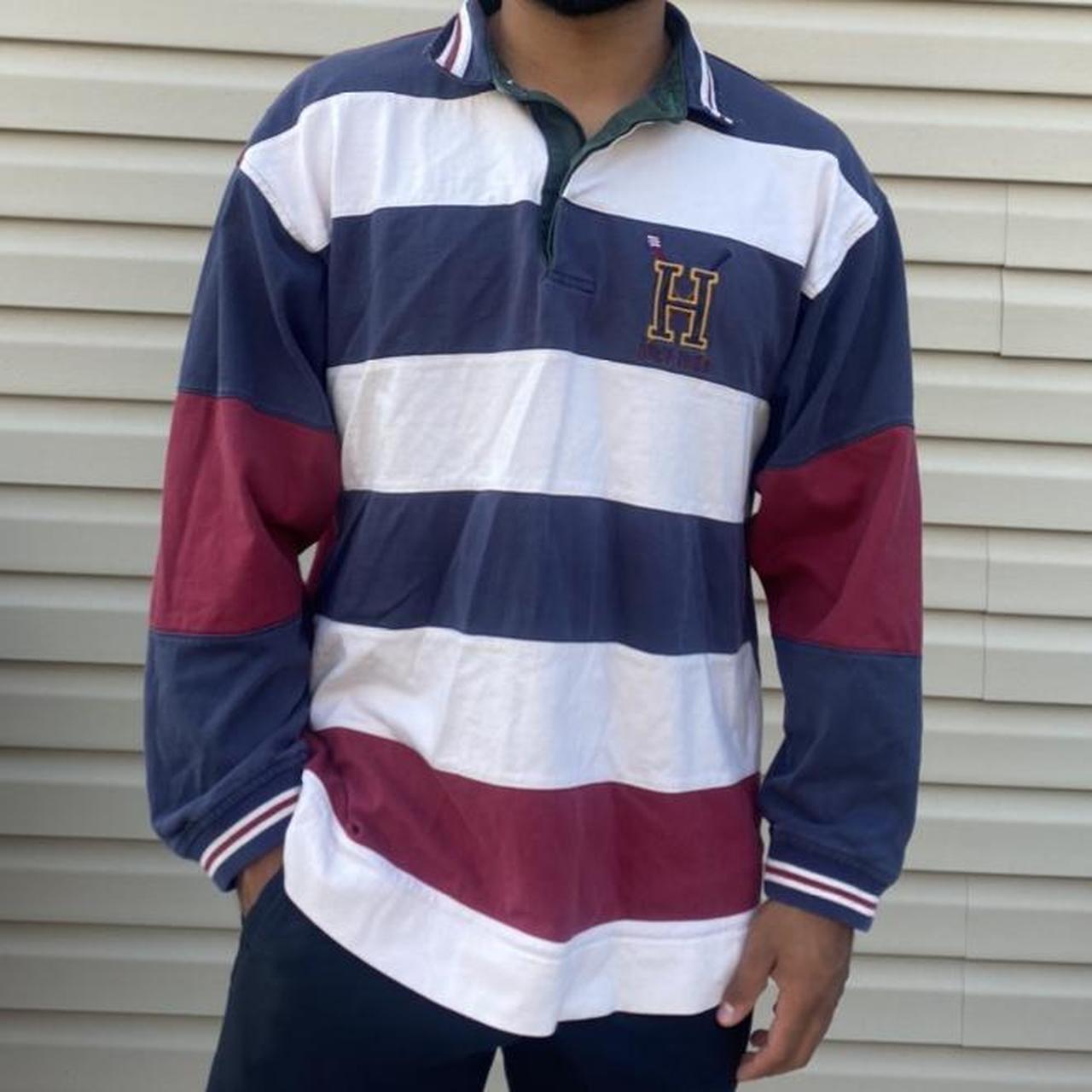 Vintage 90s Polo Sport rugby long sleeve polo - Depop