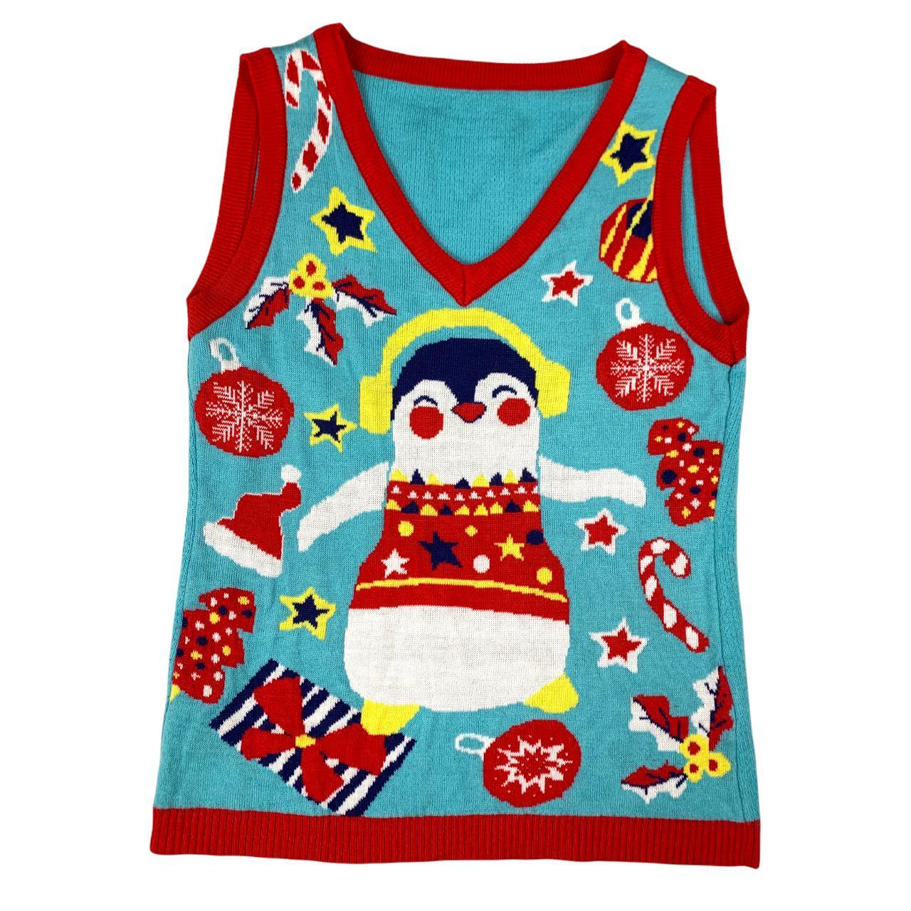 Product Image 1 - PENGUIN SWEATER VEST

This Christmas penguin