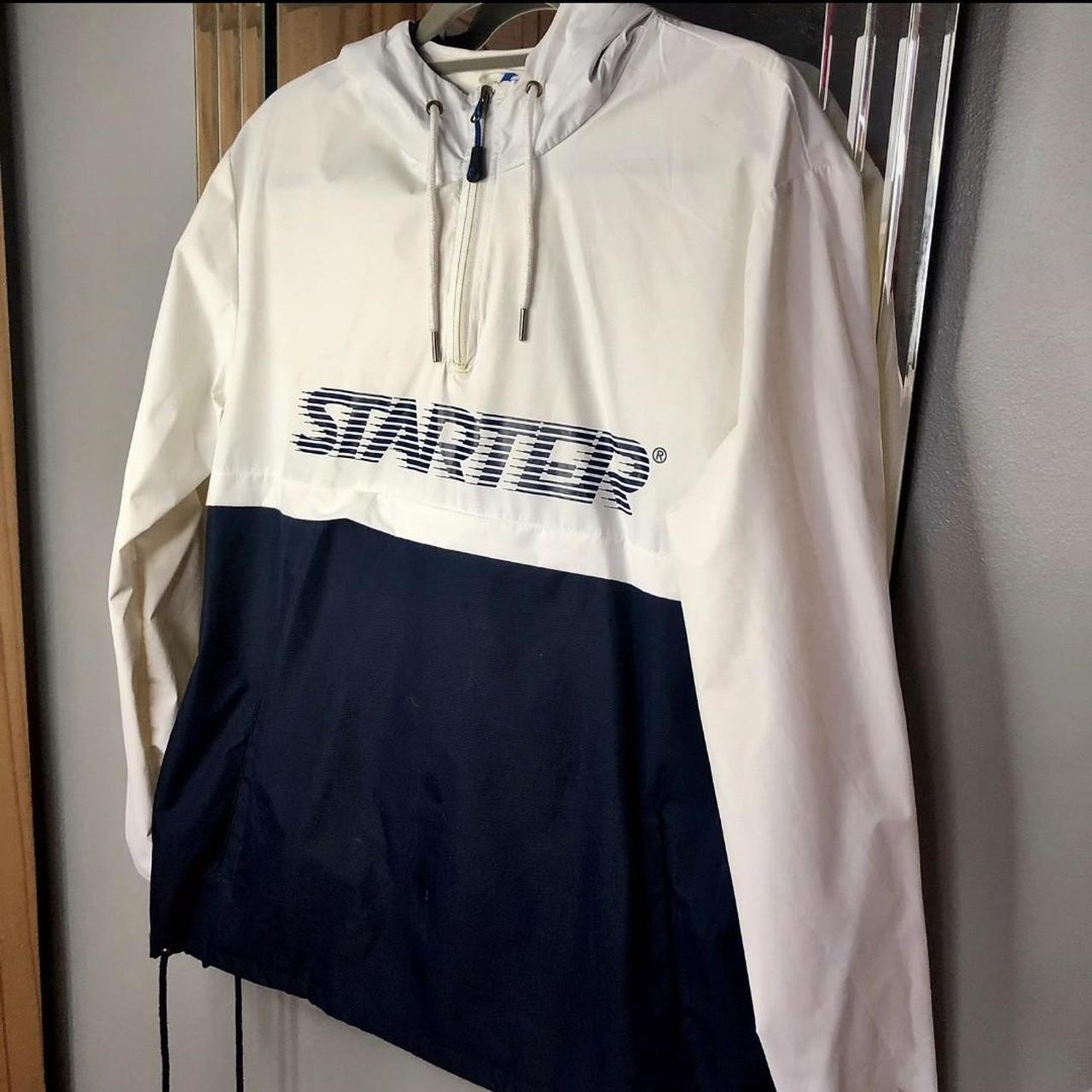 Starter Vintage Windbreaker size M half zip... Depop