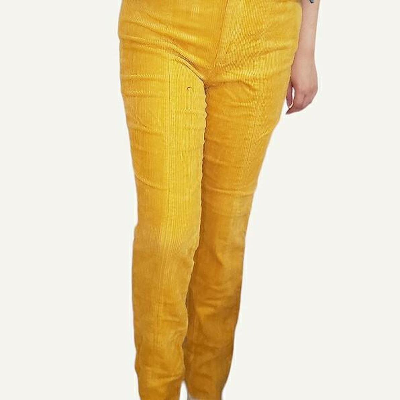 Mustard colored best sale corduroy pants