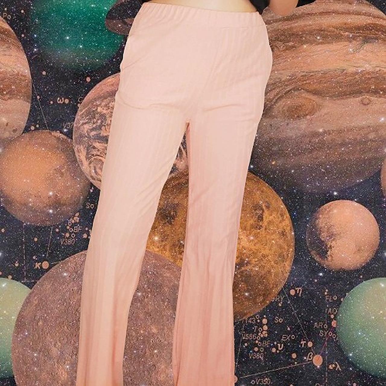 Women's formal trousers in light pink 12685 - willsoor