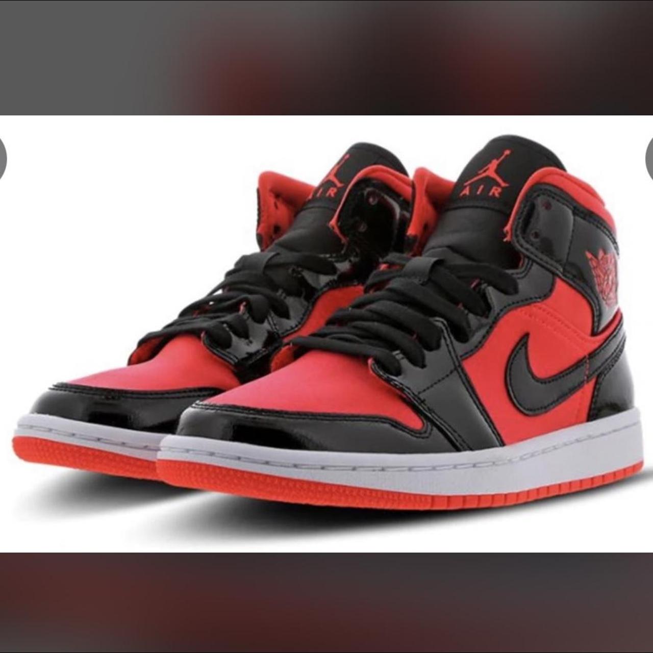 crimson red air jordan 1