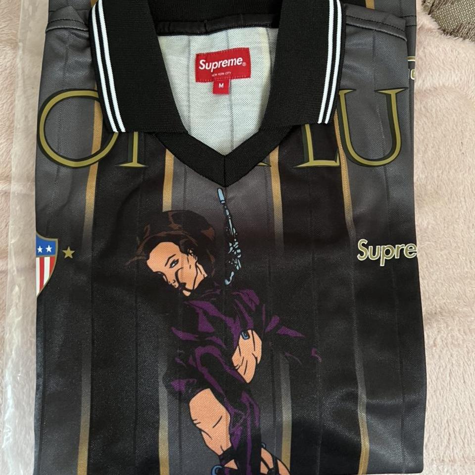 Supreme Aeon Flux Soccer Jersey Medium Brand New - Depop
