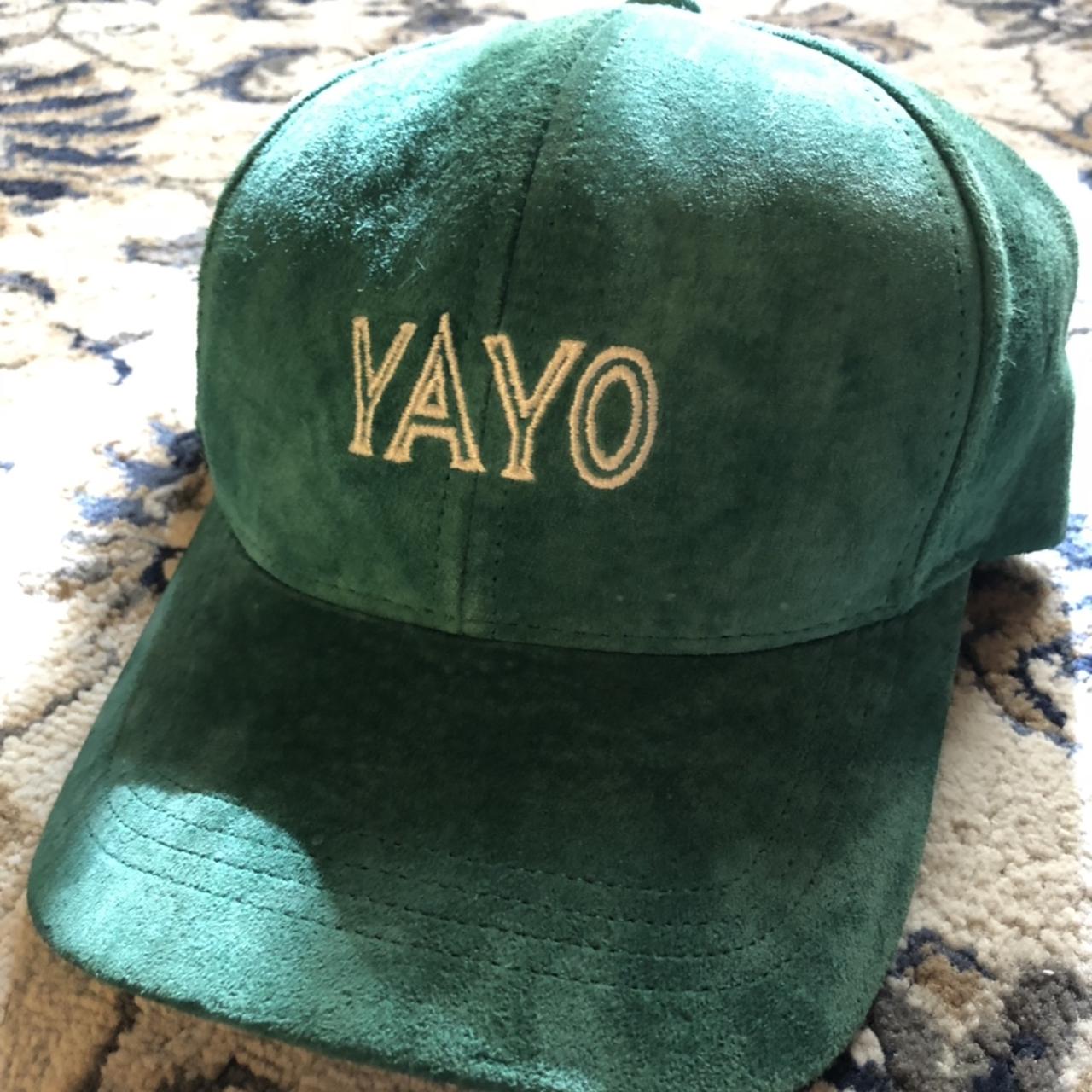 RIFA YAYO OPT TO BASE, Green Suede dad hat with...