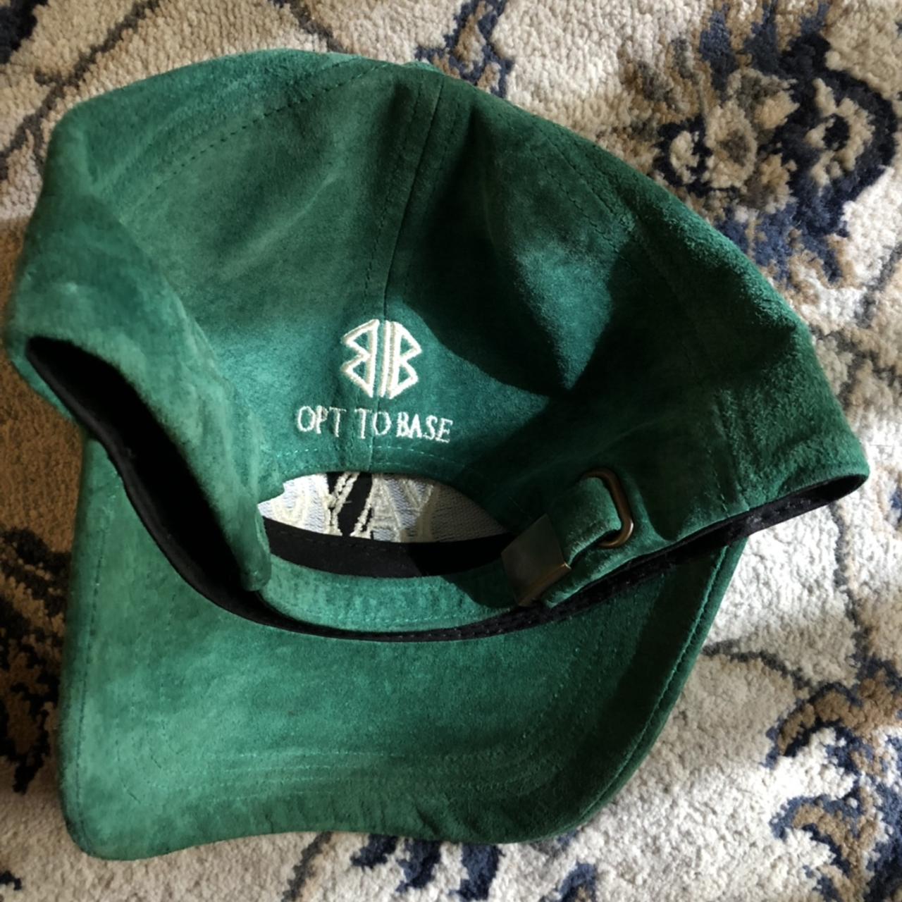 RIFA YAYO OPT TO BASE, Green Suede dad hat with...