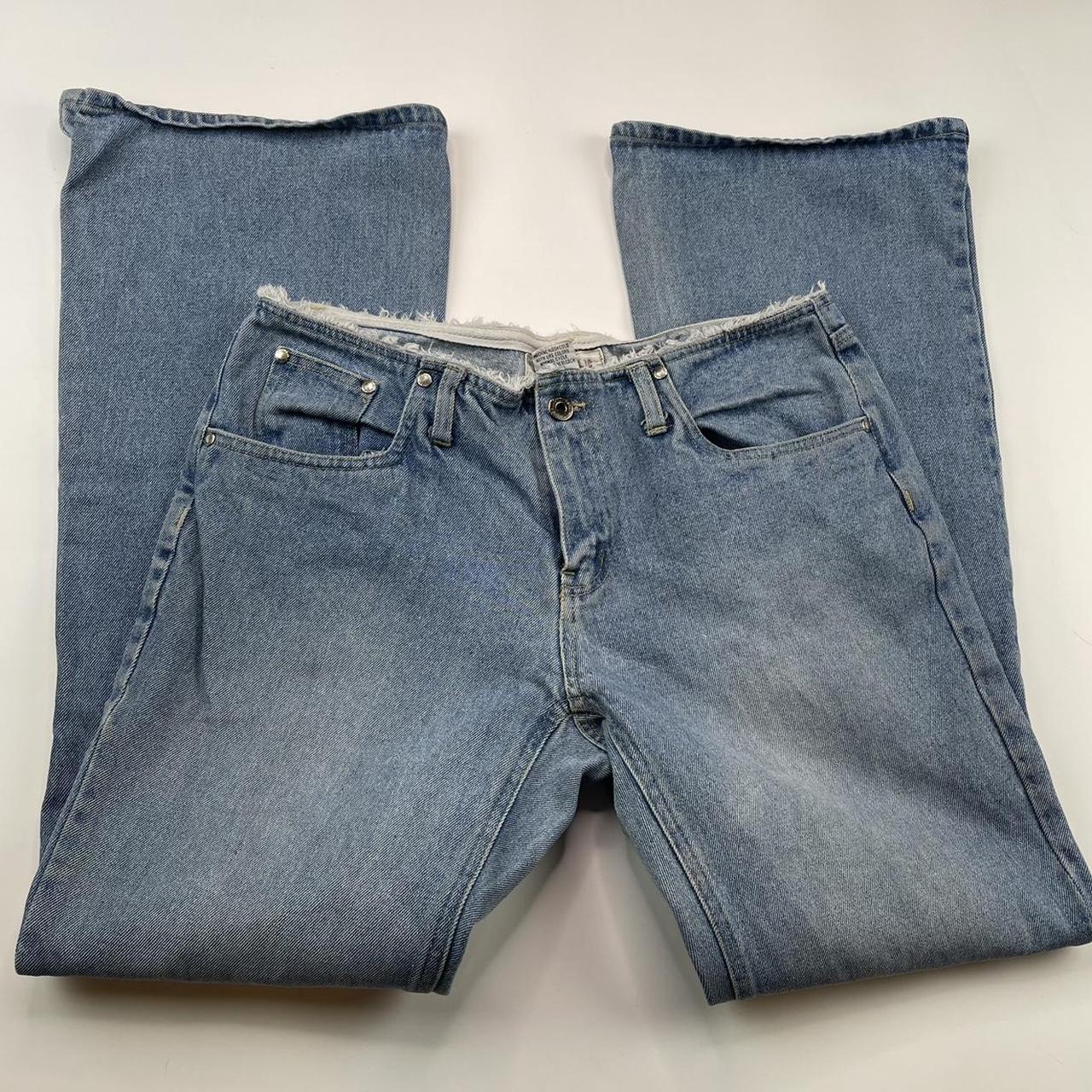 Y2K low rise flare jeans by Hydraulic The “it”... - Depop