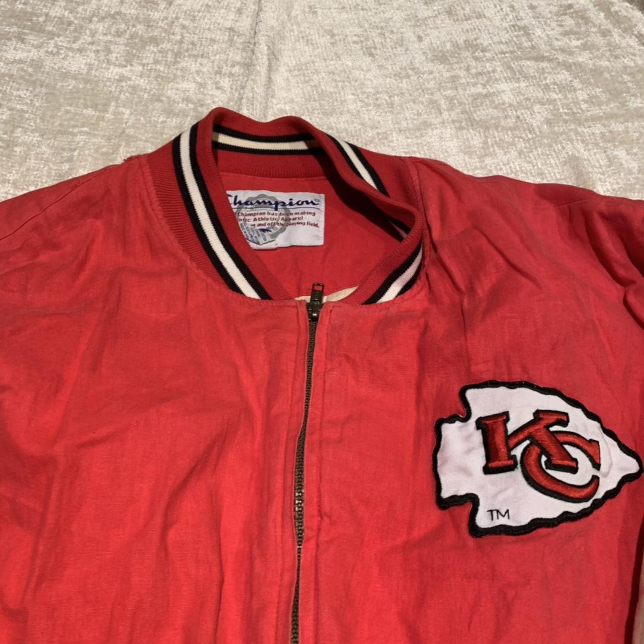 Majestic Kansas City Chiefs Polo Shirt, Short - Depop