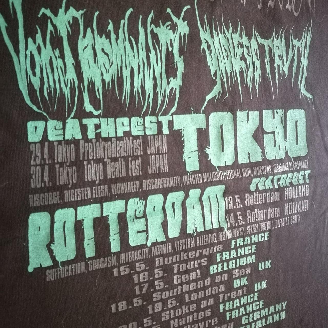 Vomit Remnants, rare shirt from their 2005 European | Depop