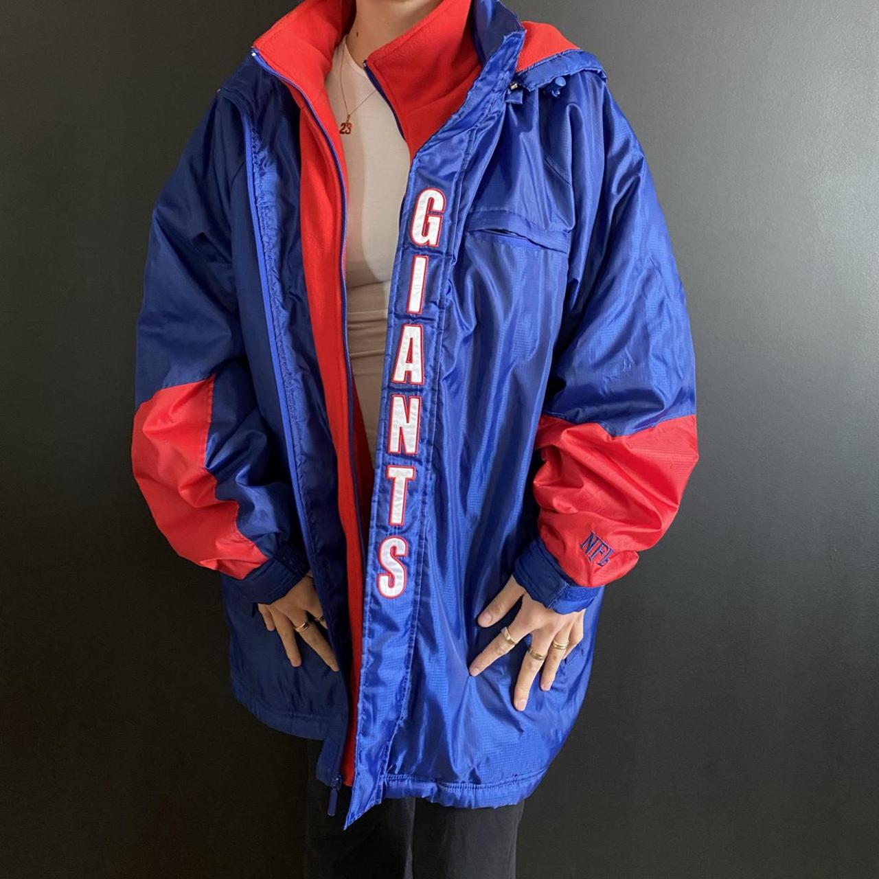 NFL New York giants winter coat. Size XXL Dm with - Depop