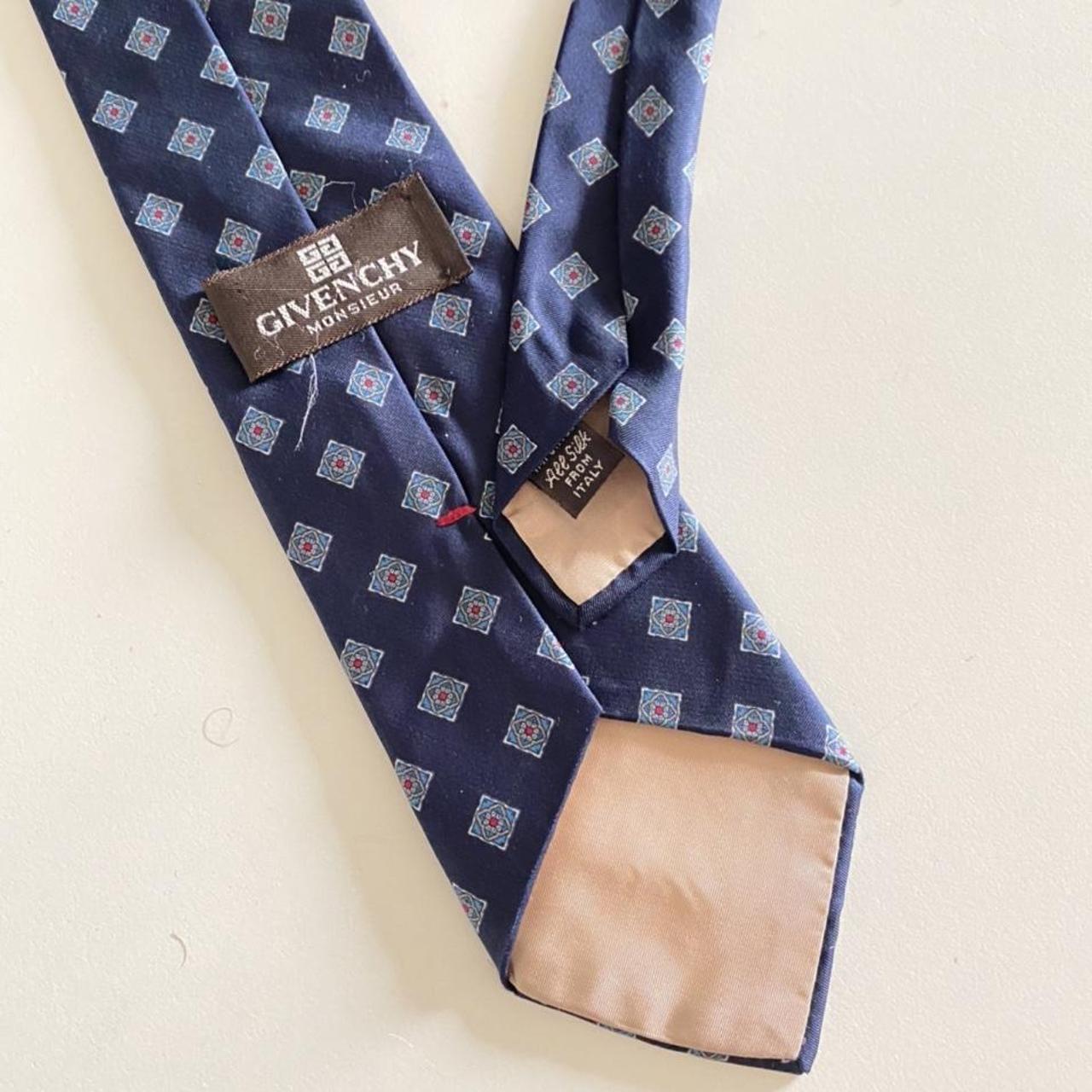 Givenchy Men's Navy and Blue Belt | Depop