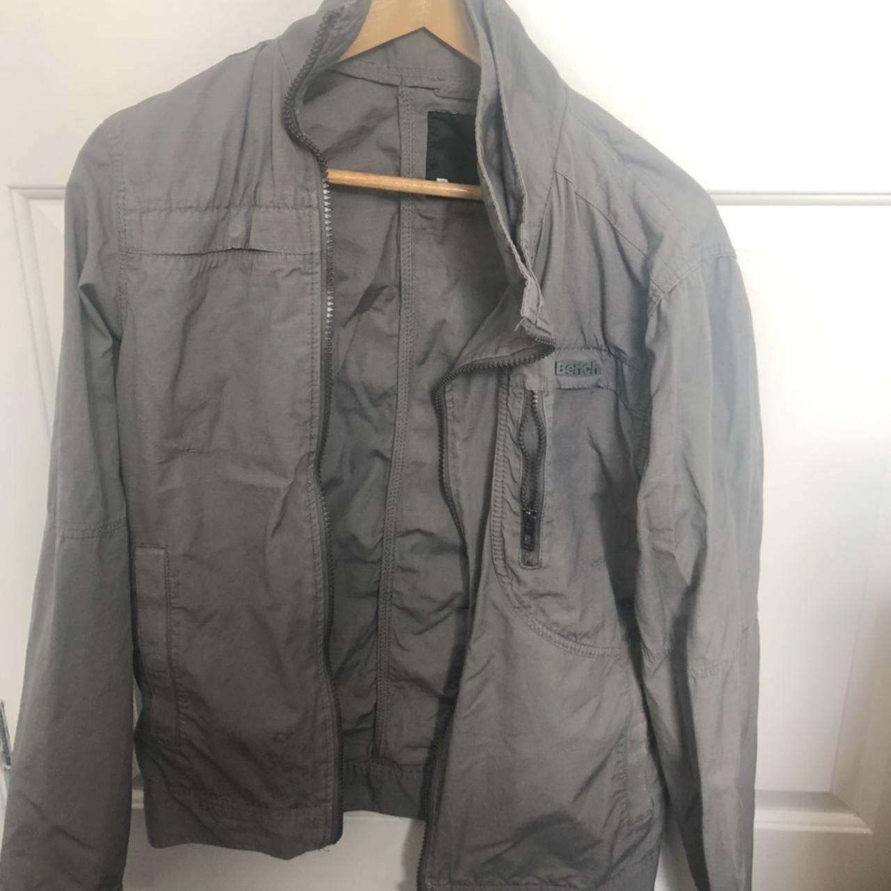 Bench Men's Grey Jacket | Depop