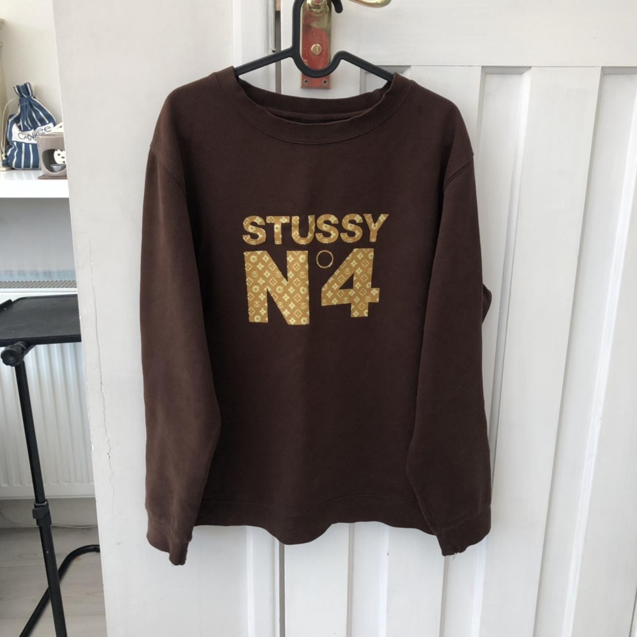 Brown Stussy Louis Vuitton Shirt, Size Large, Baggy