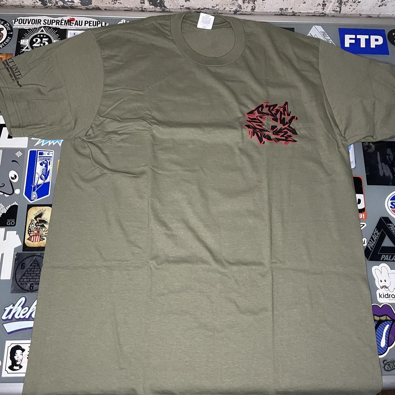 Supreme Support Unit Tee L. Olive Large. Brand new,... Depop