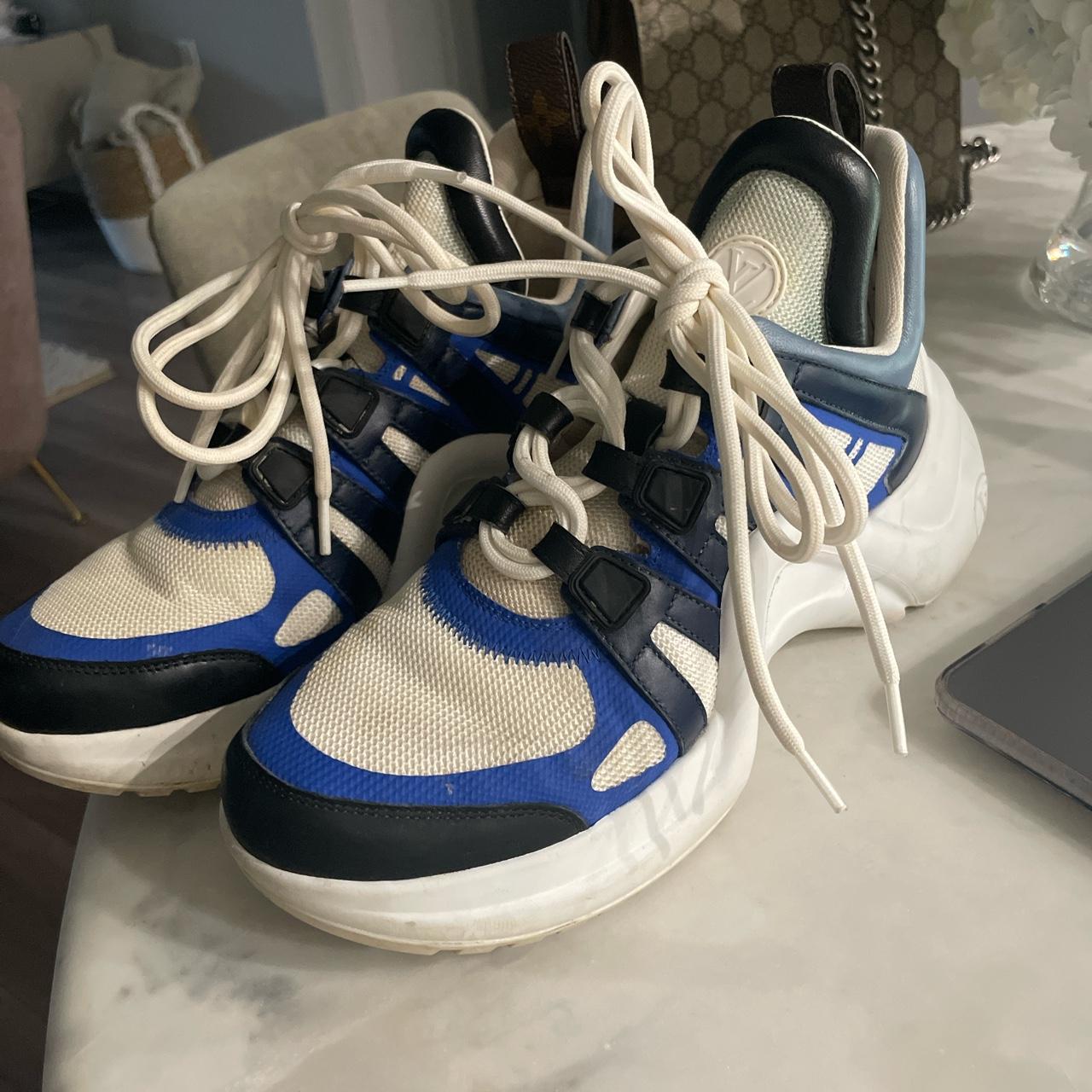 Louis Vuitton sneakers I bought them and they were a - Depop