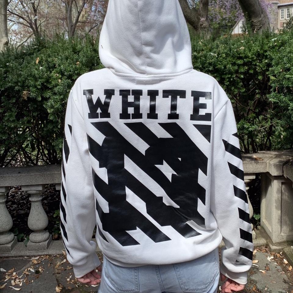 OFF WHITE UNISEX SAINT JEROME HOODIE I can post. Depop