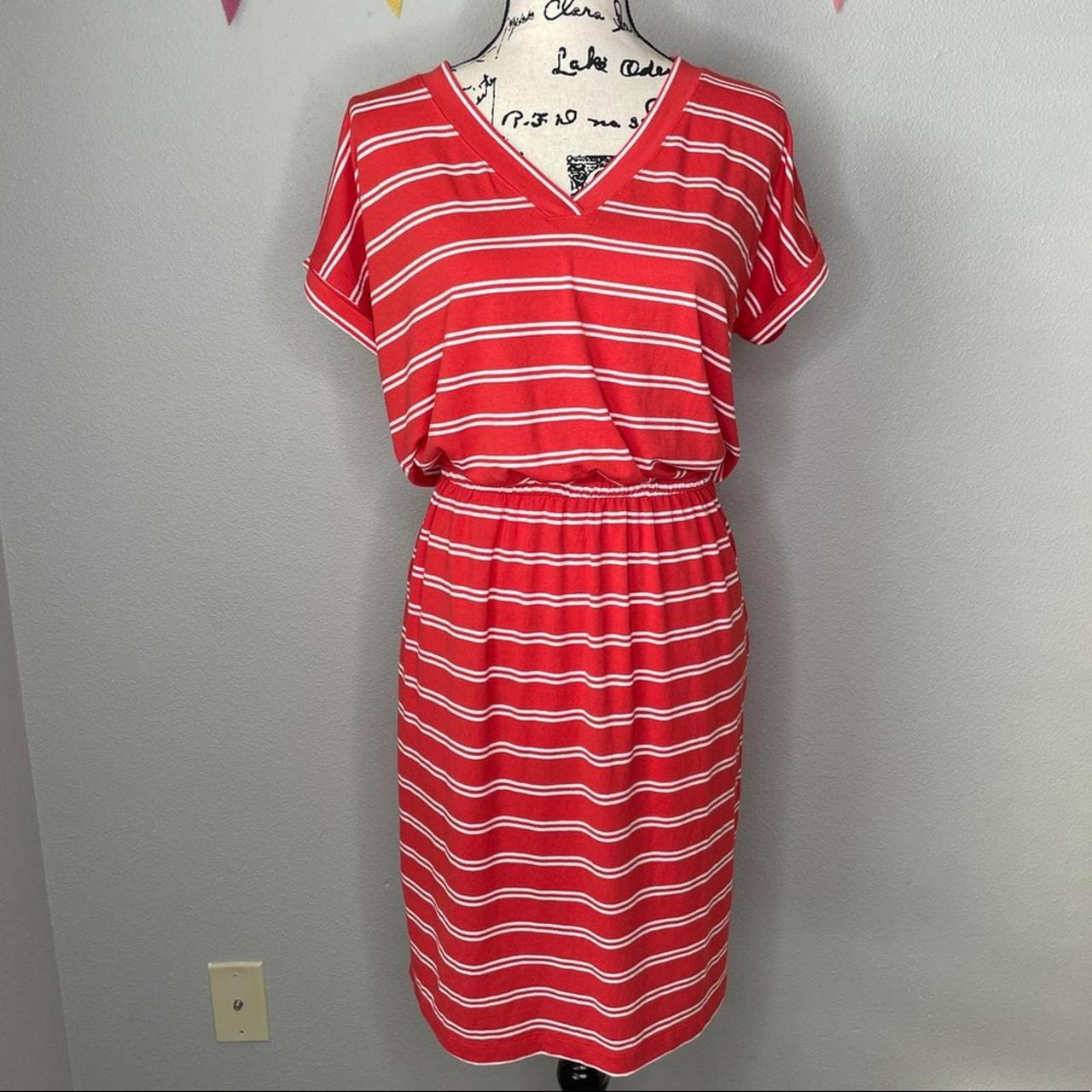 banana republic striped dress