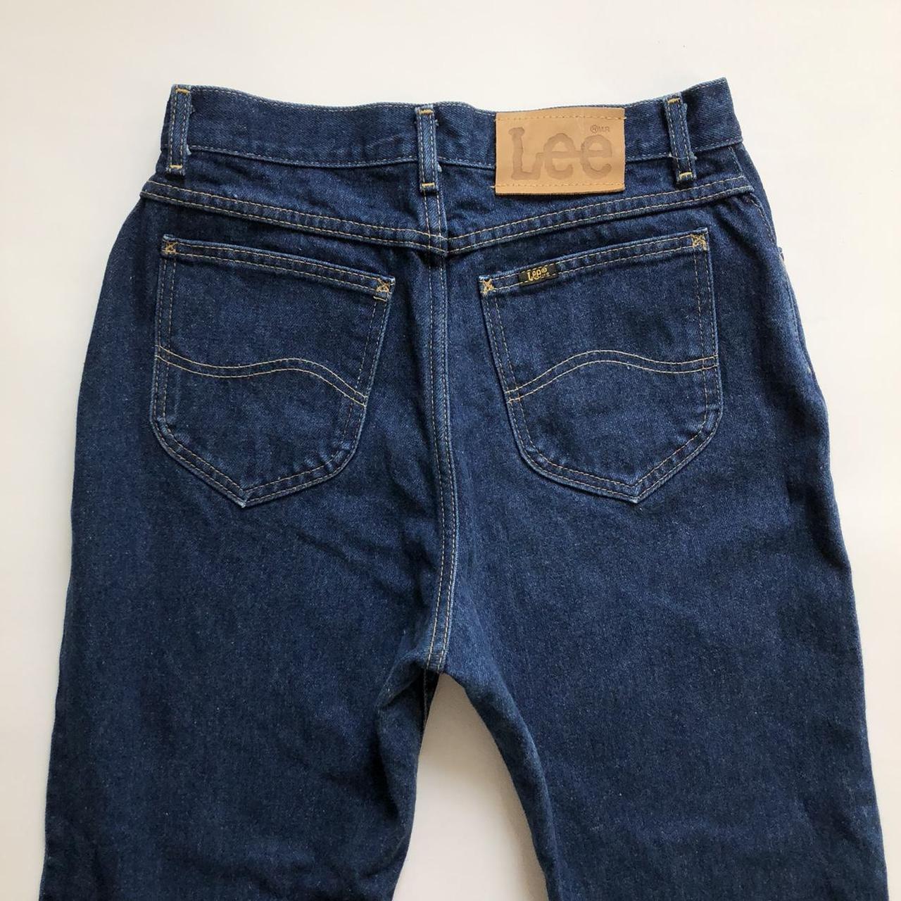 80’s Vintage Super High-Rise Cotton Denim Lee Jeans!... - Depop