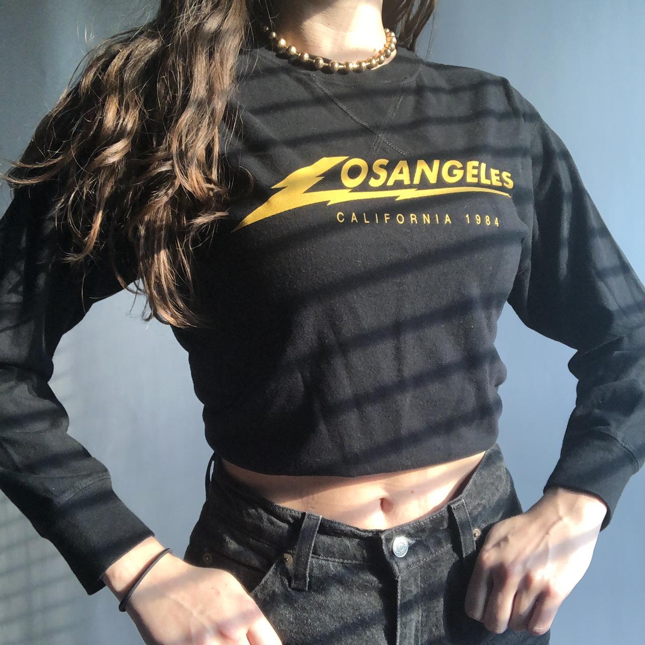Brandy Melville / John Galt Longsleeve Black Graphic... Depop