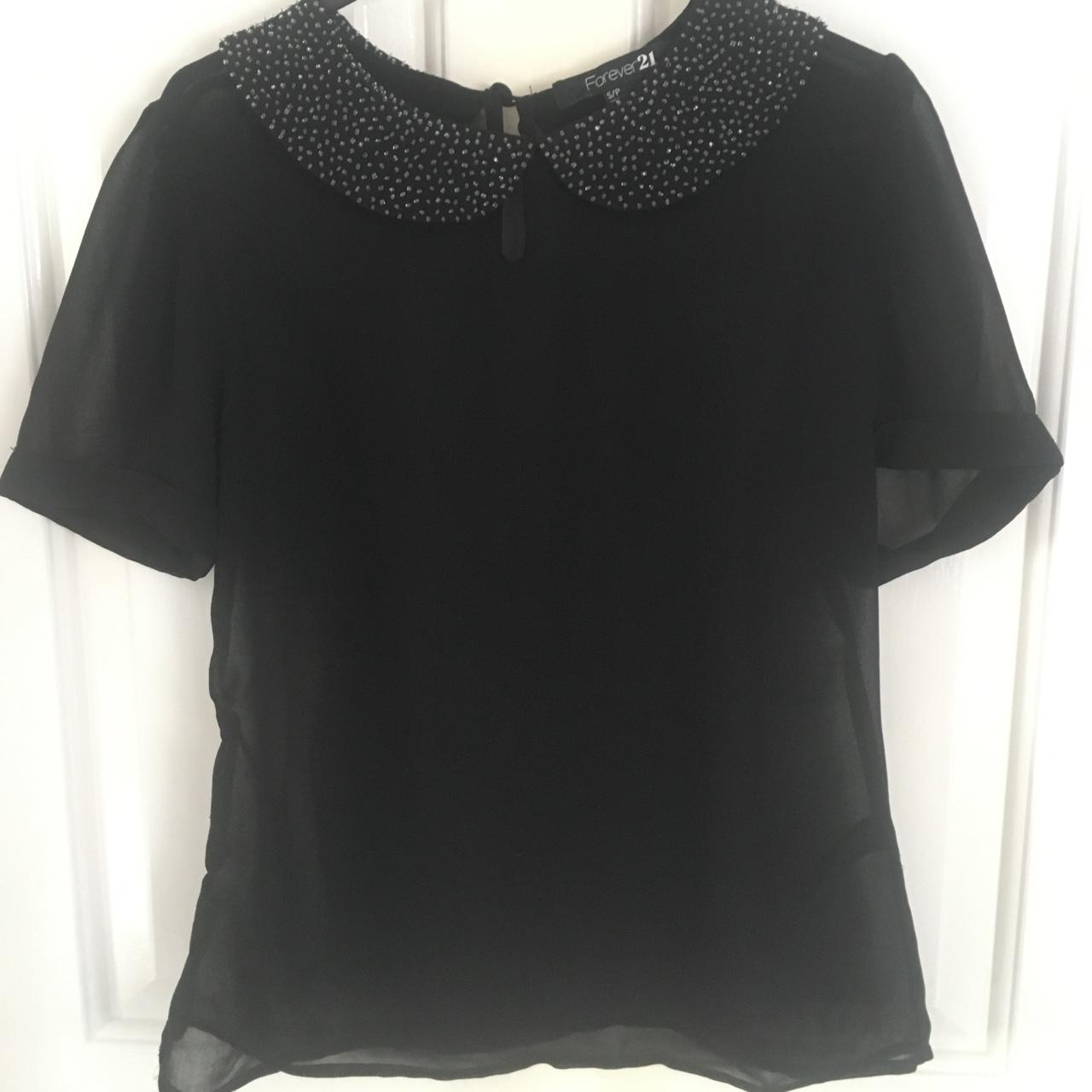 Peter pan collar shop sweater forever 21