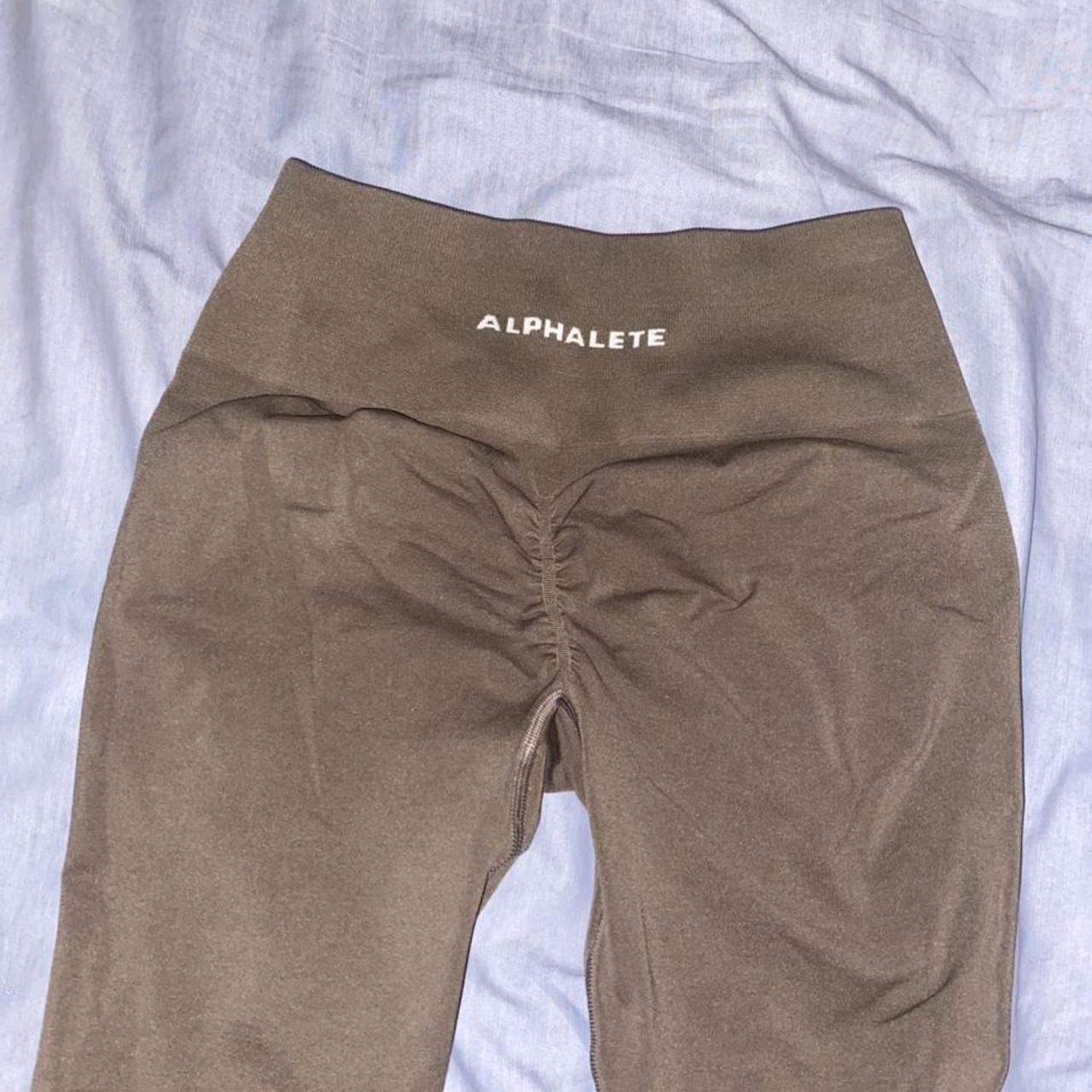 Alphalete Amplify Mocha Leggings • Size M • Worn... Depop