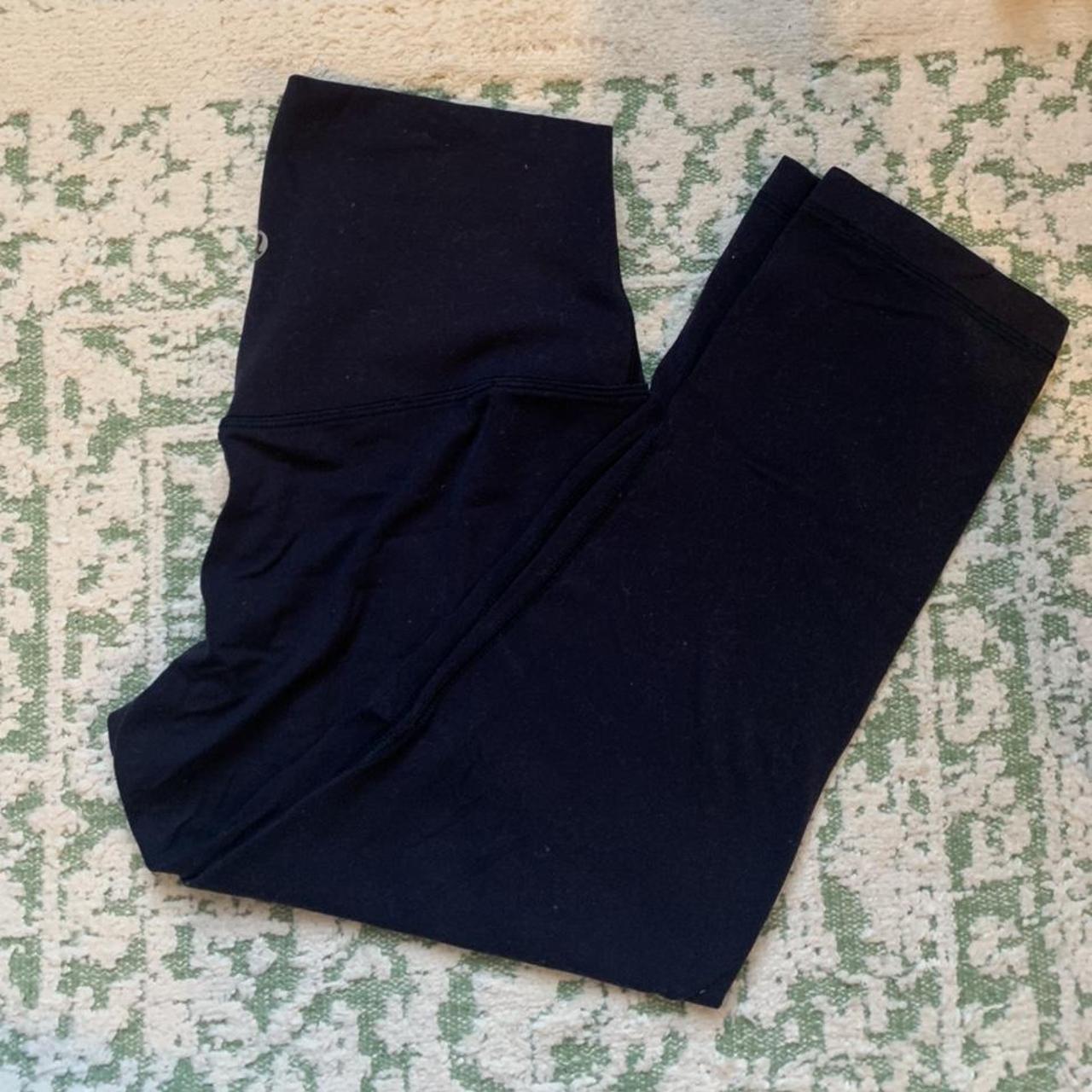 NAVY CROPPED LULULEMON ALIGN LEGGINGS 👖 worn a... - Depop