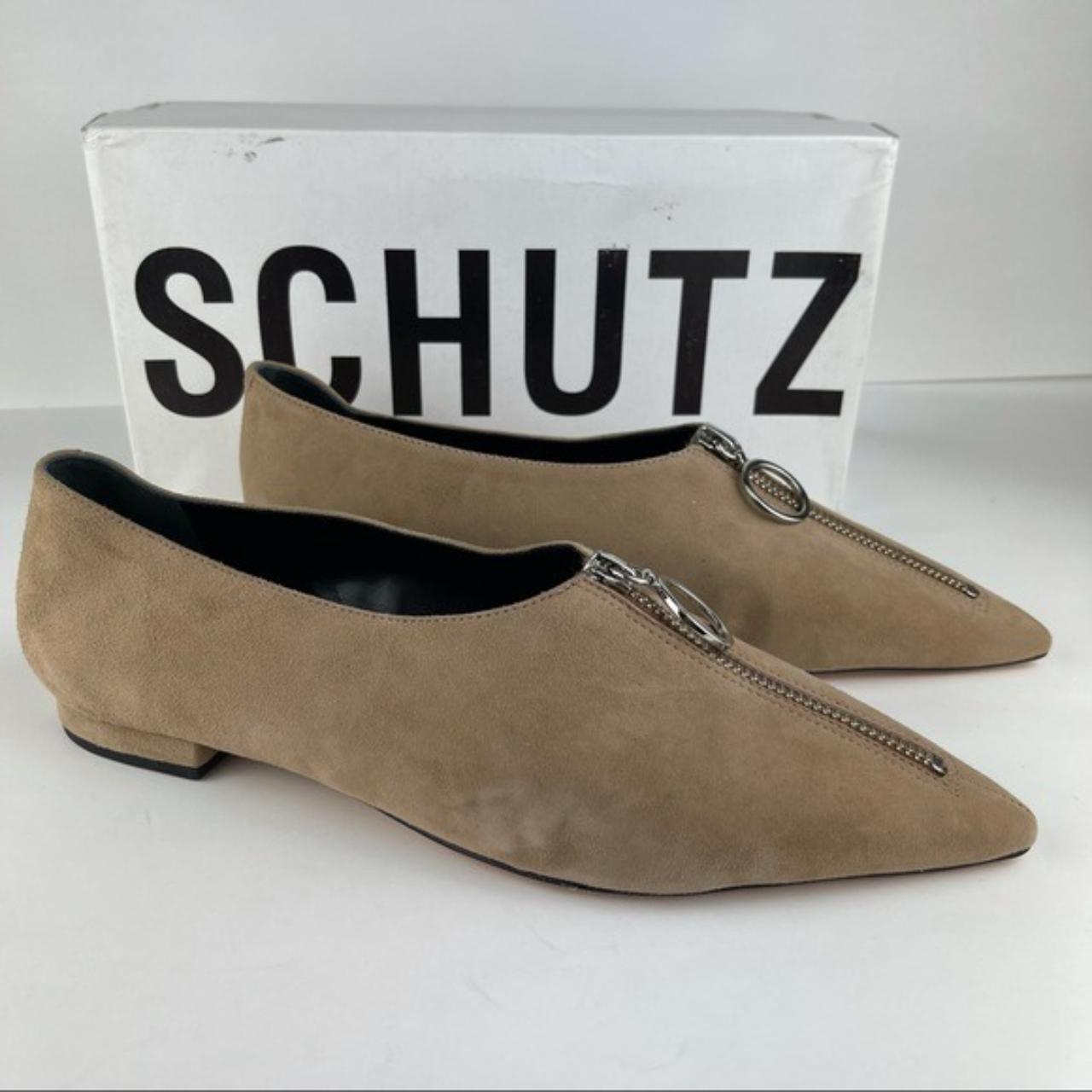 Schutz Women's Tan Loafers (4)