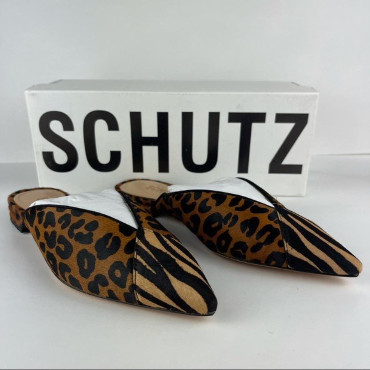 loafer animal print schutz