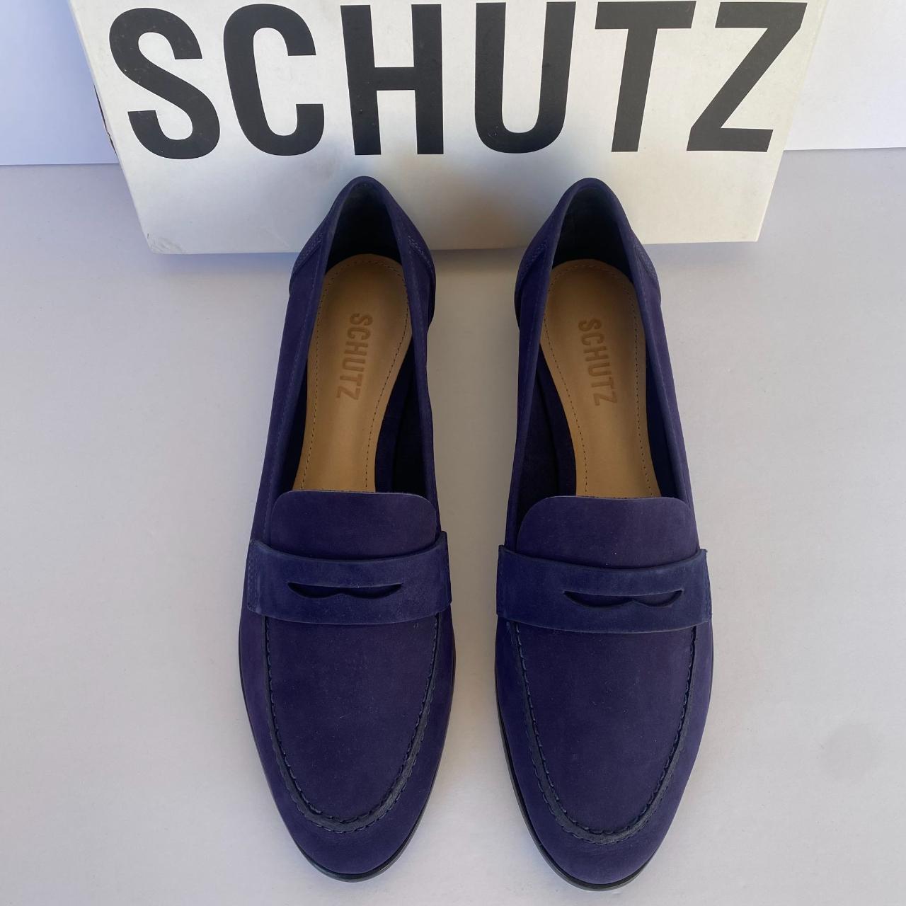 Schutz Women's Navy Loafers (2)