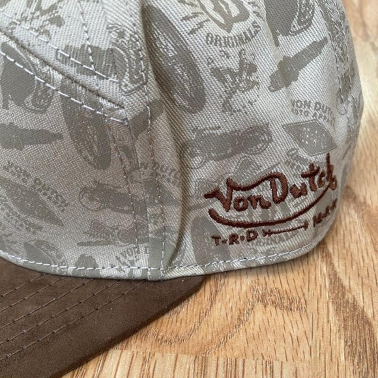 Von Dutch trucker hat Black, white and gold Brand - Depop