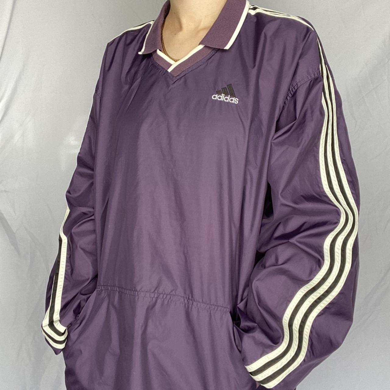 Vintage purple adidas discount sweatshirt