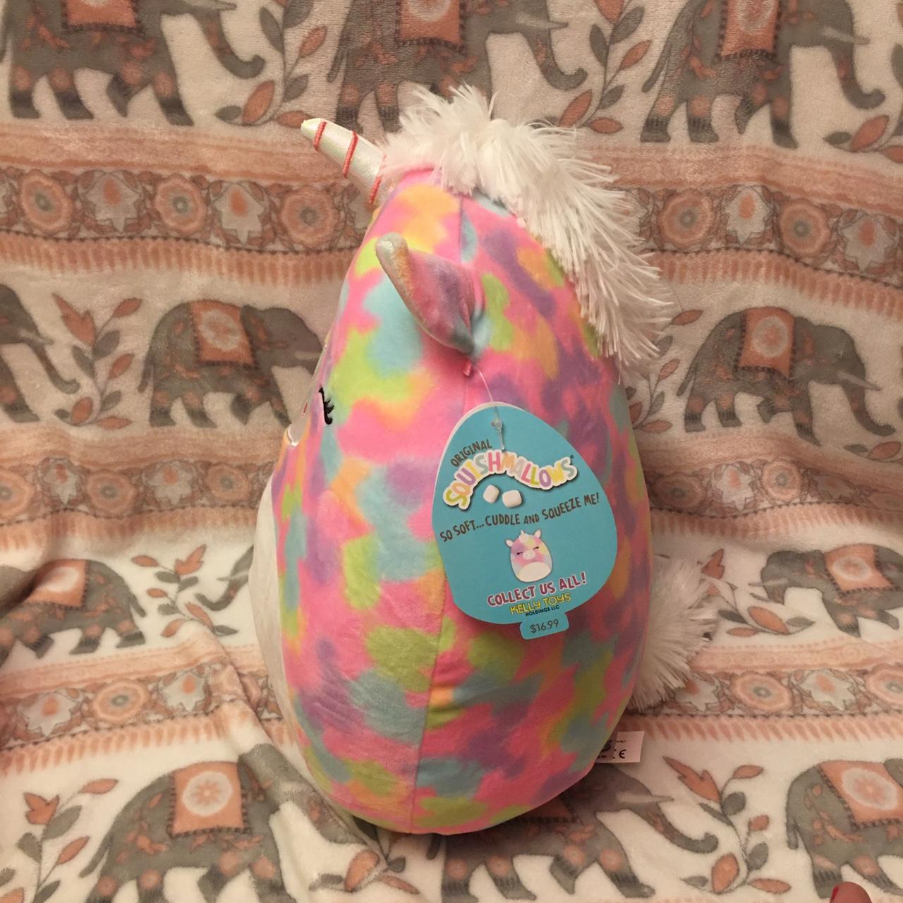 Squishmallow Phoenix the Unicorn Age: 0+ Size: 12... - Depop