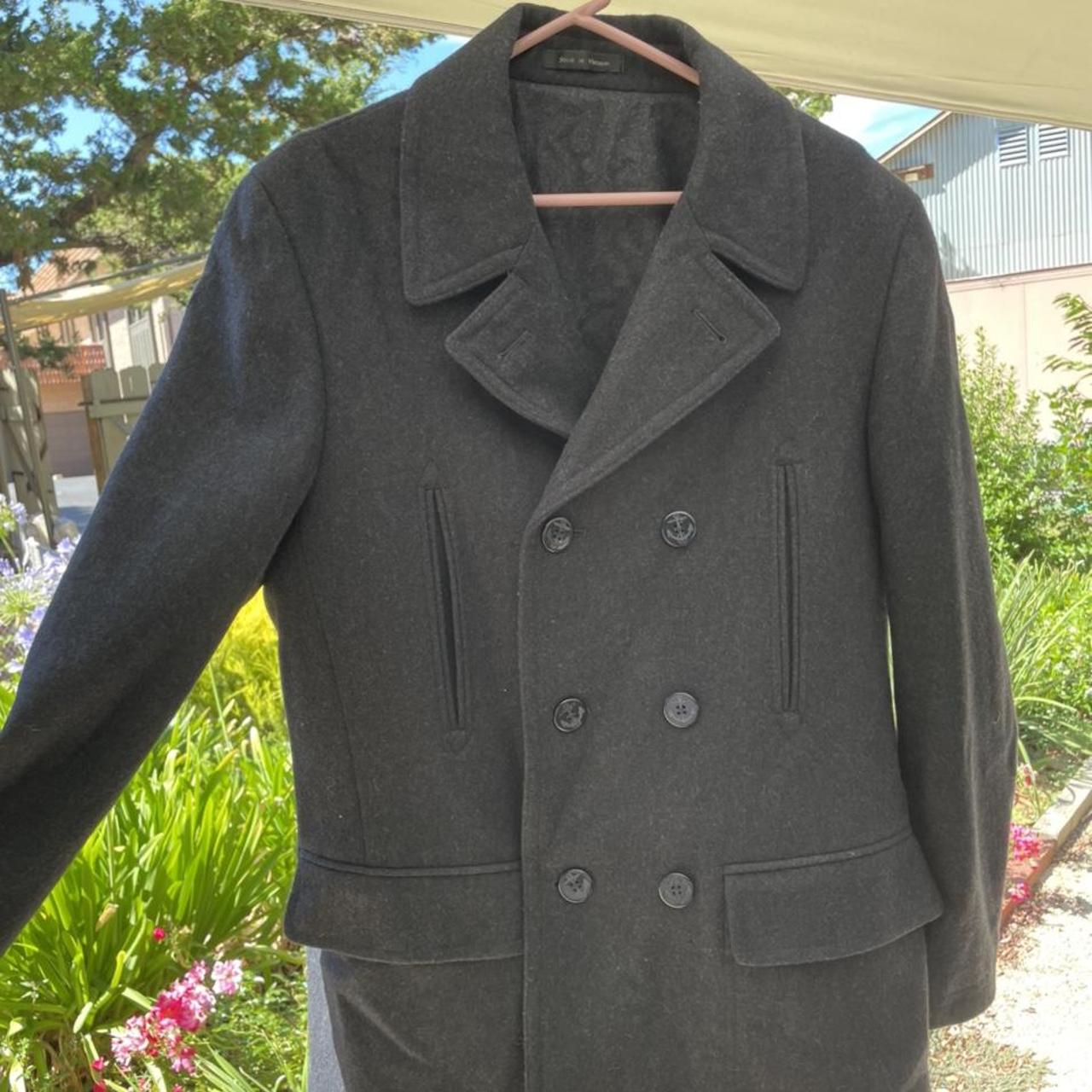 Chaps Wool Overcoat! Thick doublebreasted overcoat... Depop