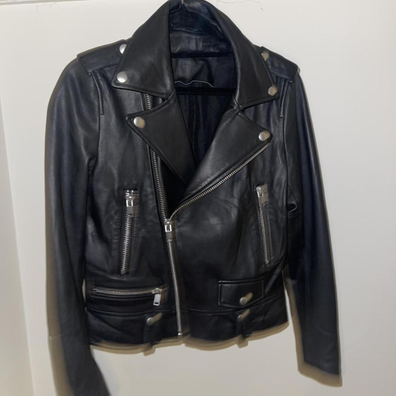 Nakedvice leather jacket Soft leather Fits size... - Depop