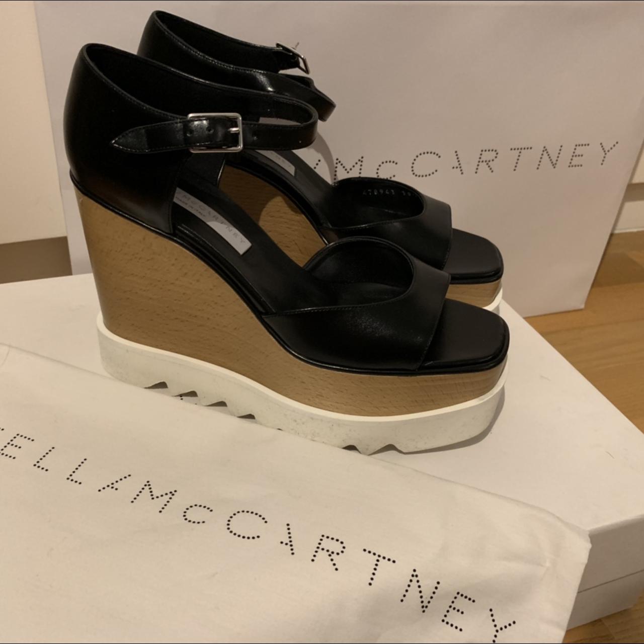 stella mccartney wedge heels