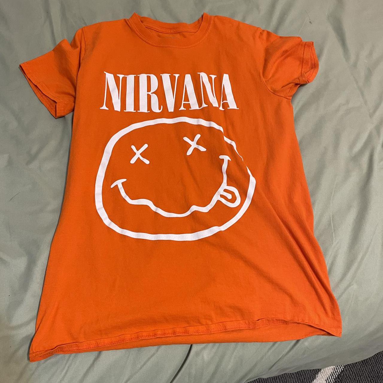 nirvana orange shirt