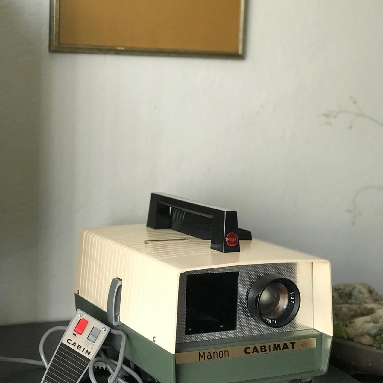 Vintage Manon Cabimat 35mm Slide Projector Cleaned... Depop
