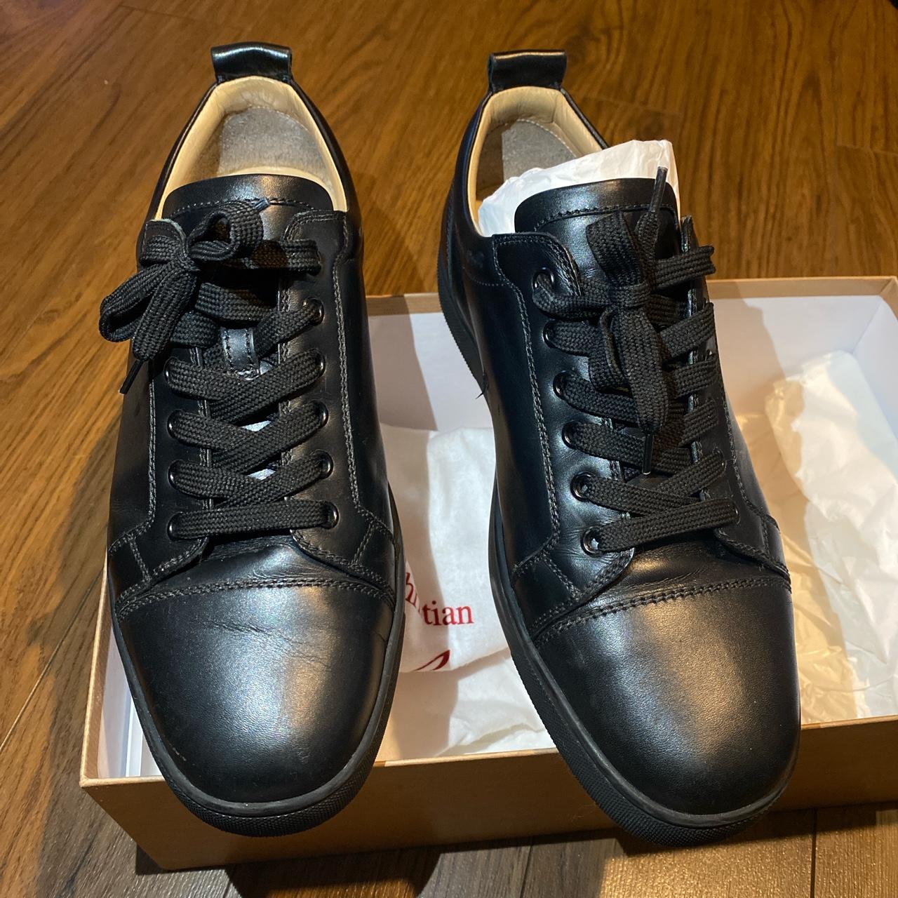 Christian louboutin louis junior hotsell calf black